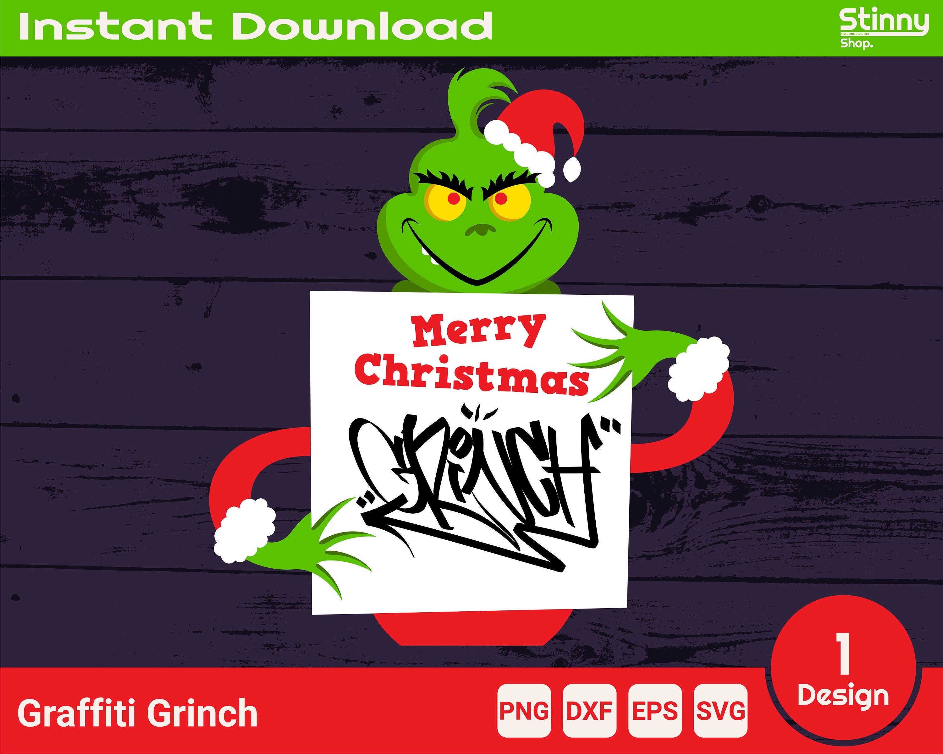 Graffiti Grinch Svg, Grinch Handlettered Svg, Grinch T-Shirt, Merry Grinchmas Svg, Grinch Hand Svg, Grinch Face, Digital Downloads, Clipart