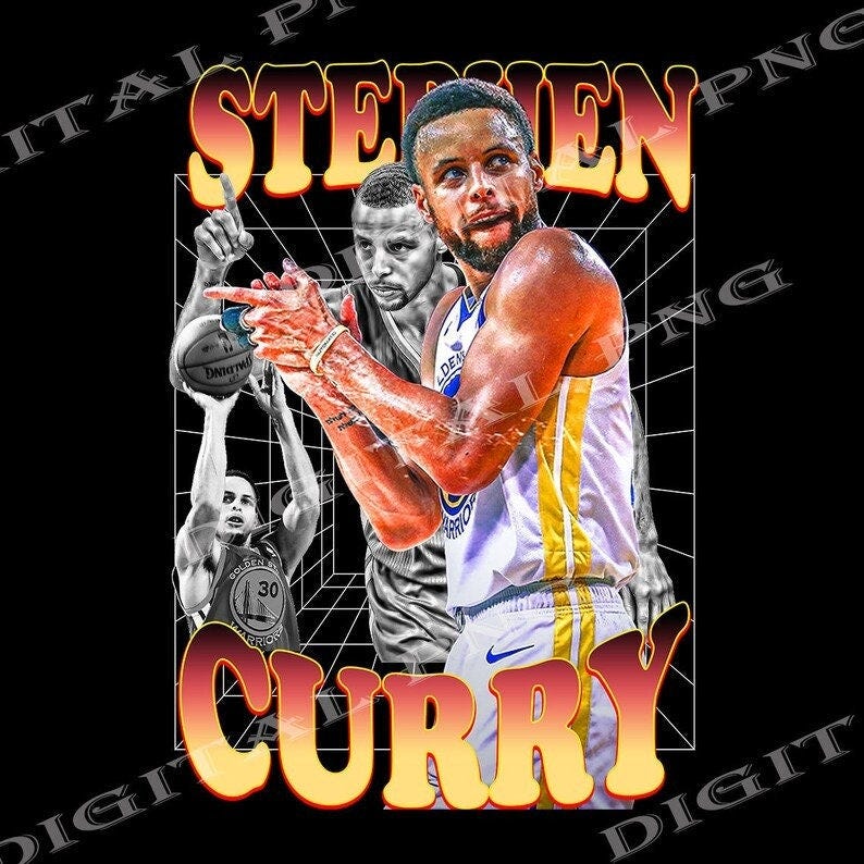 STEPHEN CURRY T Shirt Design PNG Instant Download