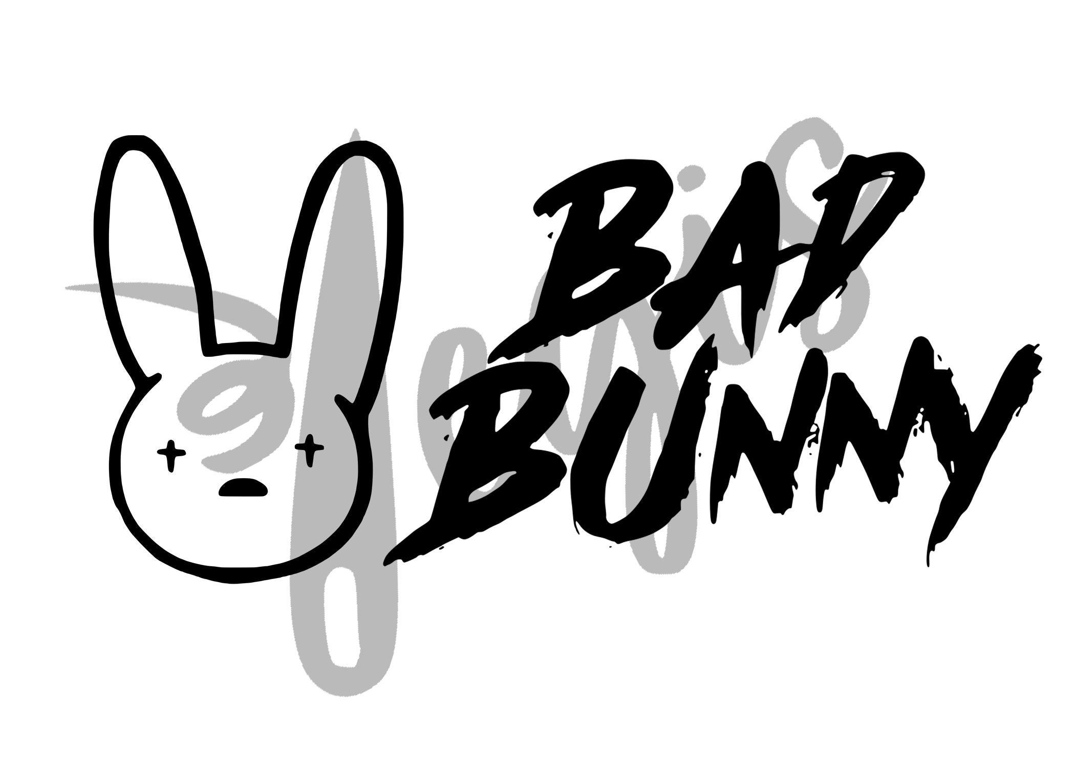 Bad Bunny Logo SVG and PNG