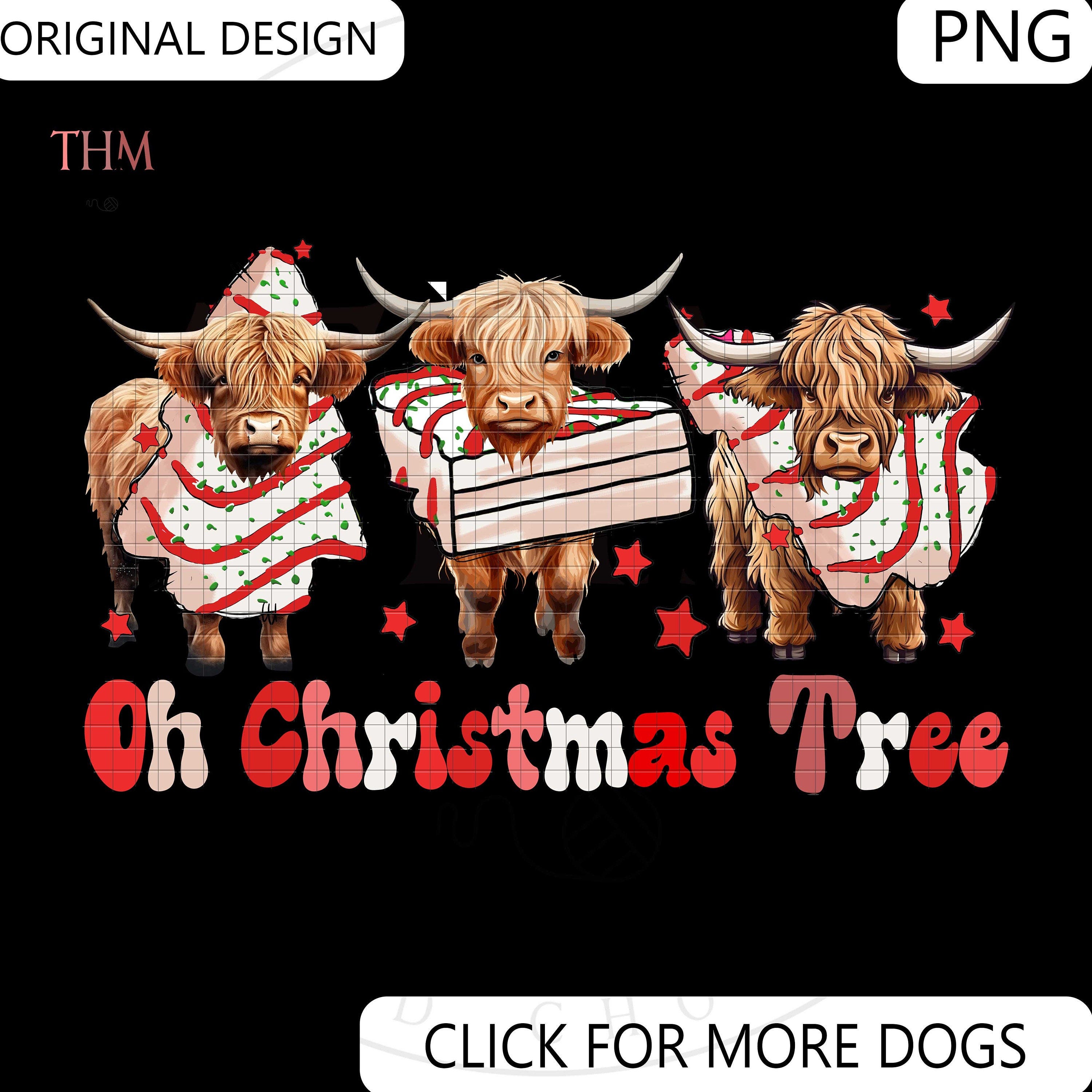 Merry Christmas Cake Trending Png/ Oh Christmas Tree Funny Design Png/ Cow Highland Christmas/ Funny Cow Cute Christmas instant download.