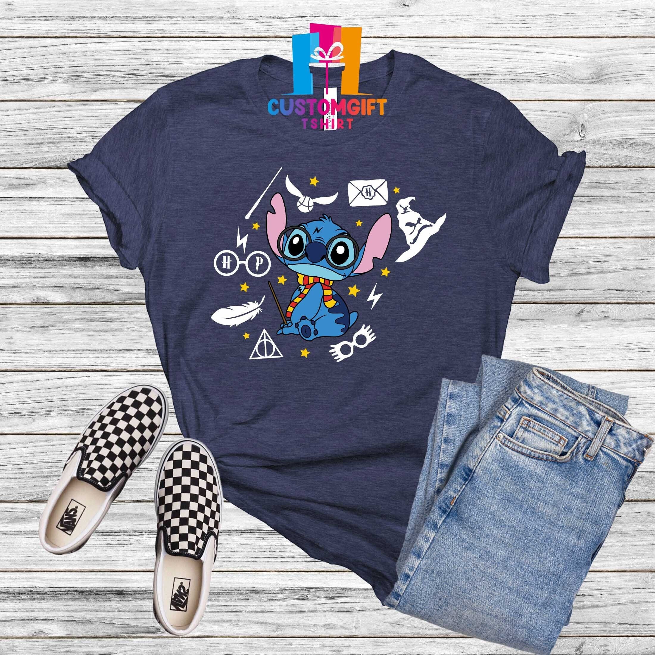 Disney Stitch T-shirt, Wizard Stitch Shirt, Disney Shirt, Disney Trip Shirt, Disney Kids Shirt, Holiday Shirt, Magic Shirt, Stitch Lover Tee