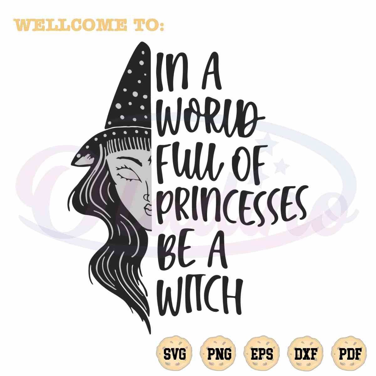 Halloween Witch Quote Princess SVG Graphic Designs Files
