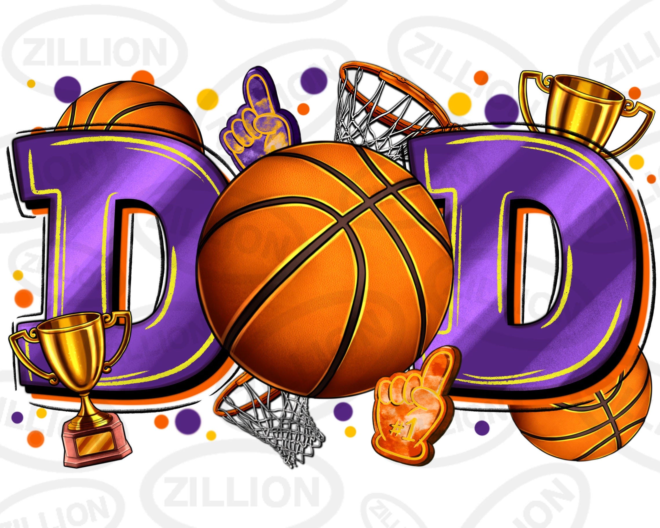 Basketball Dad Png Sublimation Design Download, Father