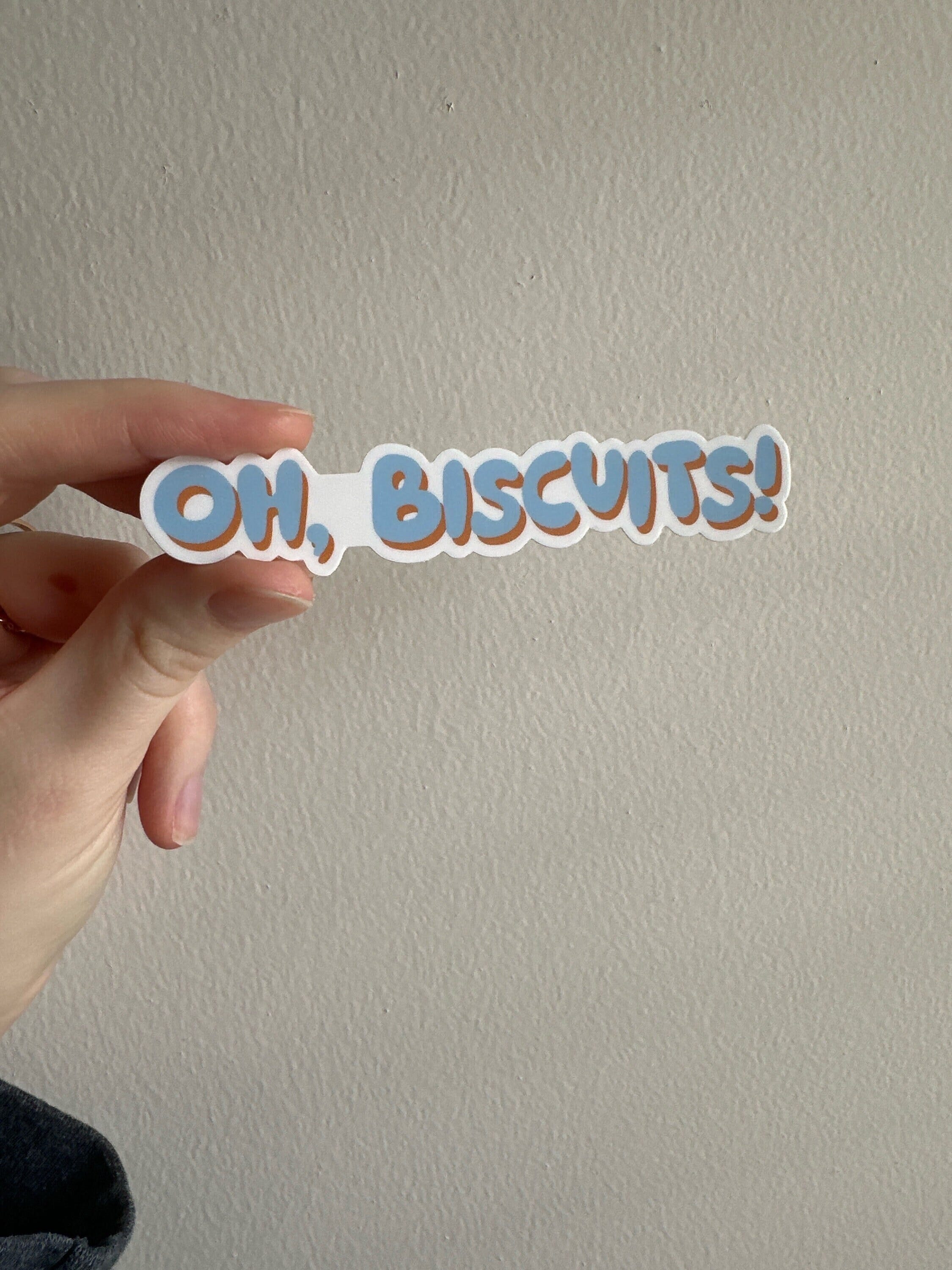 Oh Biscuits Bluey Inspired Sticker