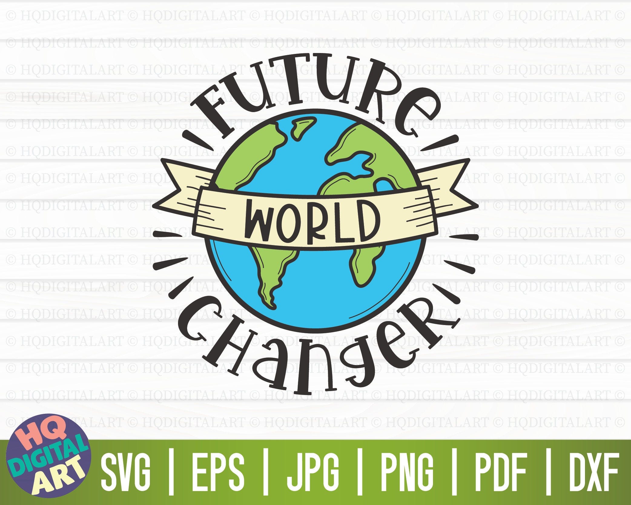 Future world changer SVG / Earth day SVG / Free Commercial Use / Cut Files for Cricut / Clipart / vector / instant download