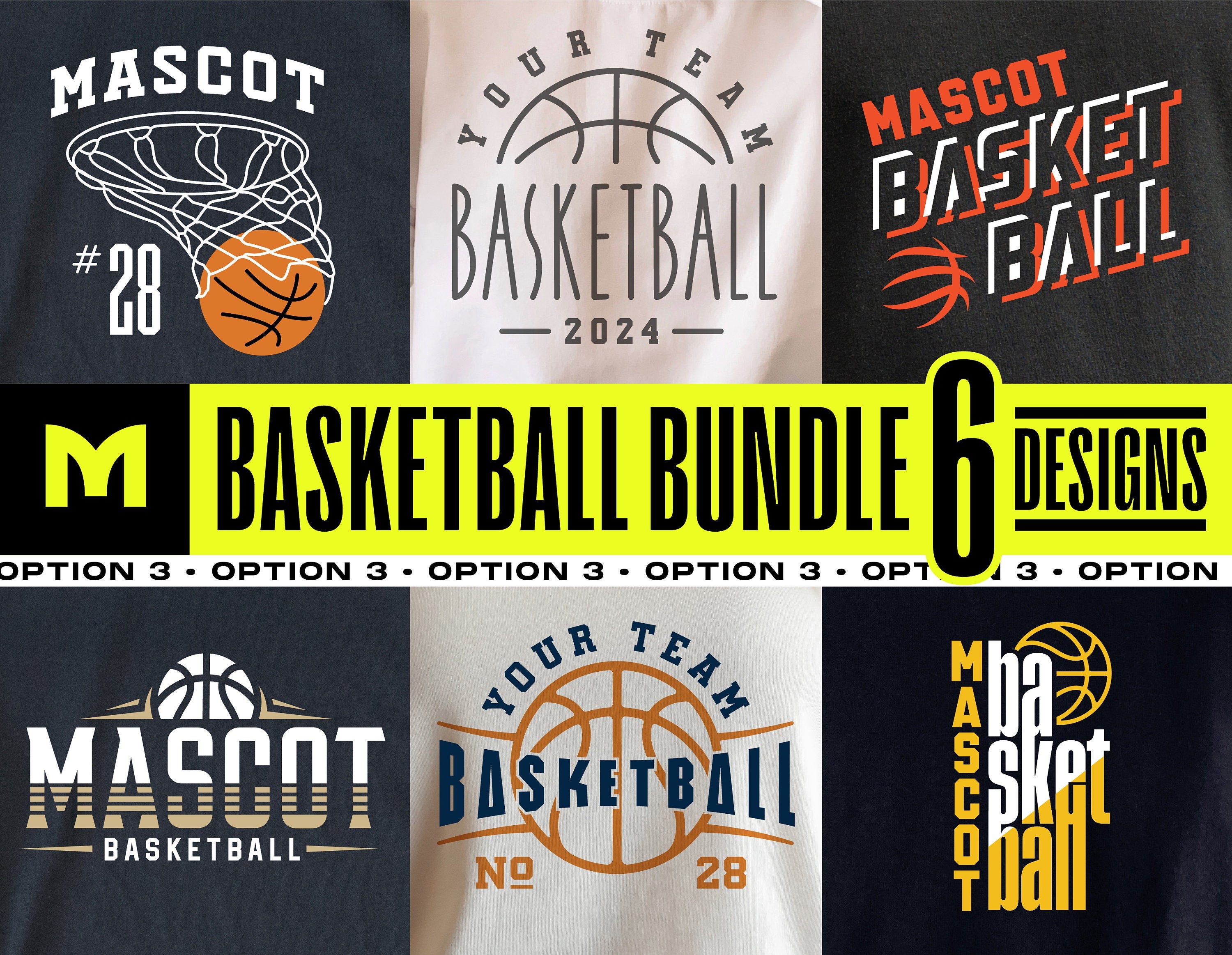 Basketball Bundle Svg Png, Bundle Svg Designs, Team Logo, Svg for Cricut, Basketball Svg Png, Team Template, Team Shirt Designs, Silhouette