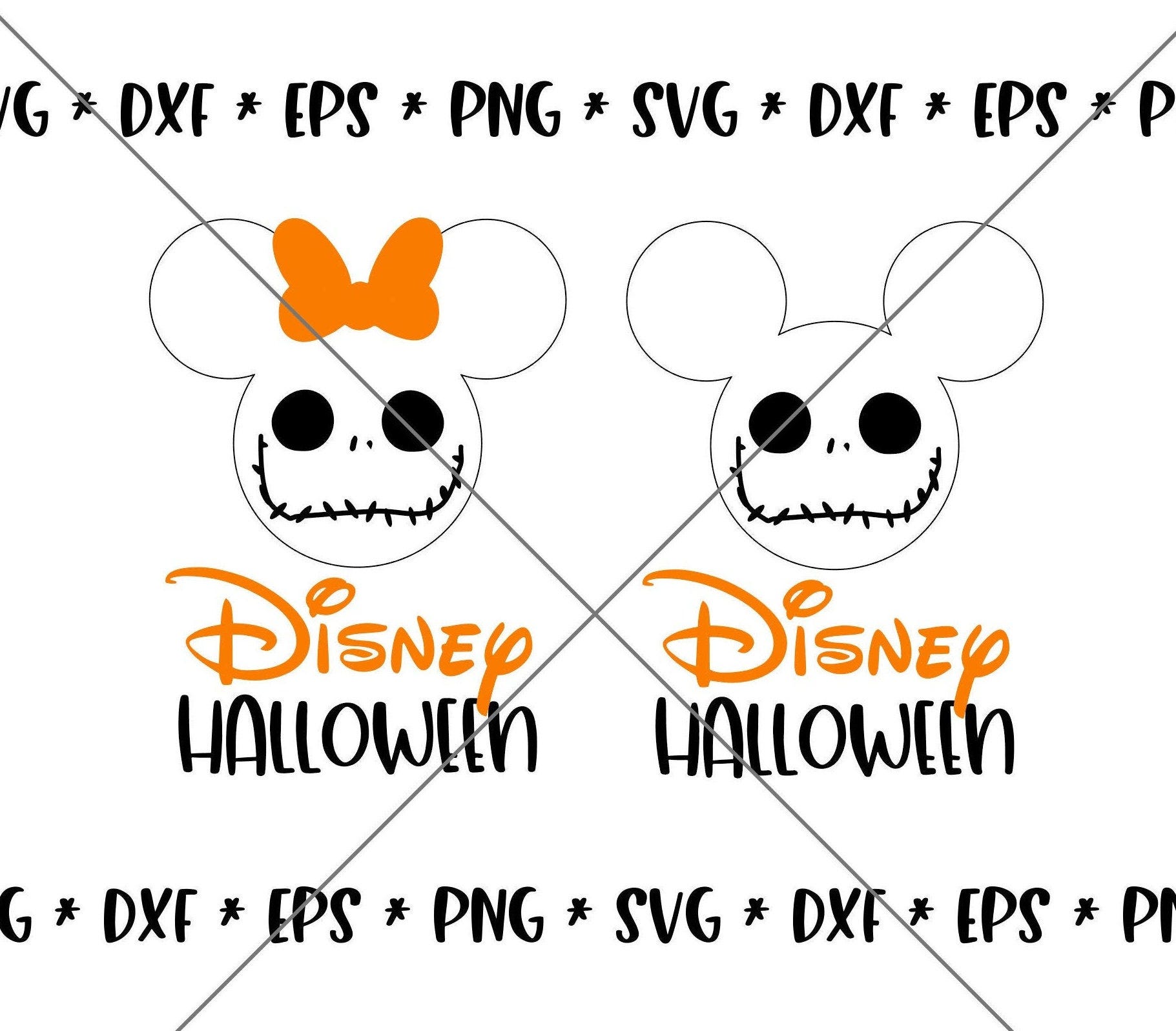 SALE!! Halloween Party Skelling Mouse SVG Disney svgs DXF eps png Instant Download File Mickey Disney World Family Trip svg Silhouette--H09