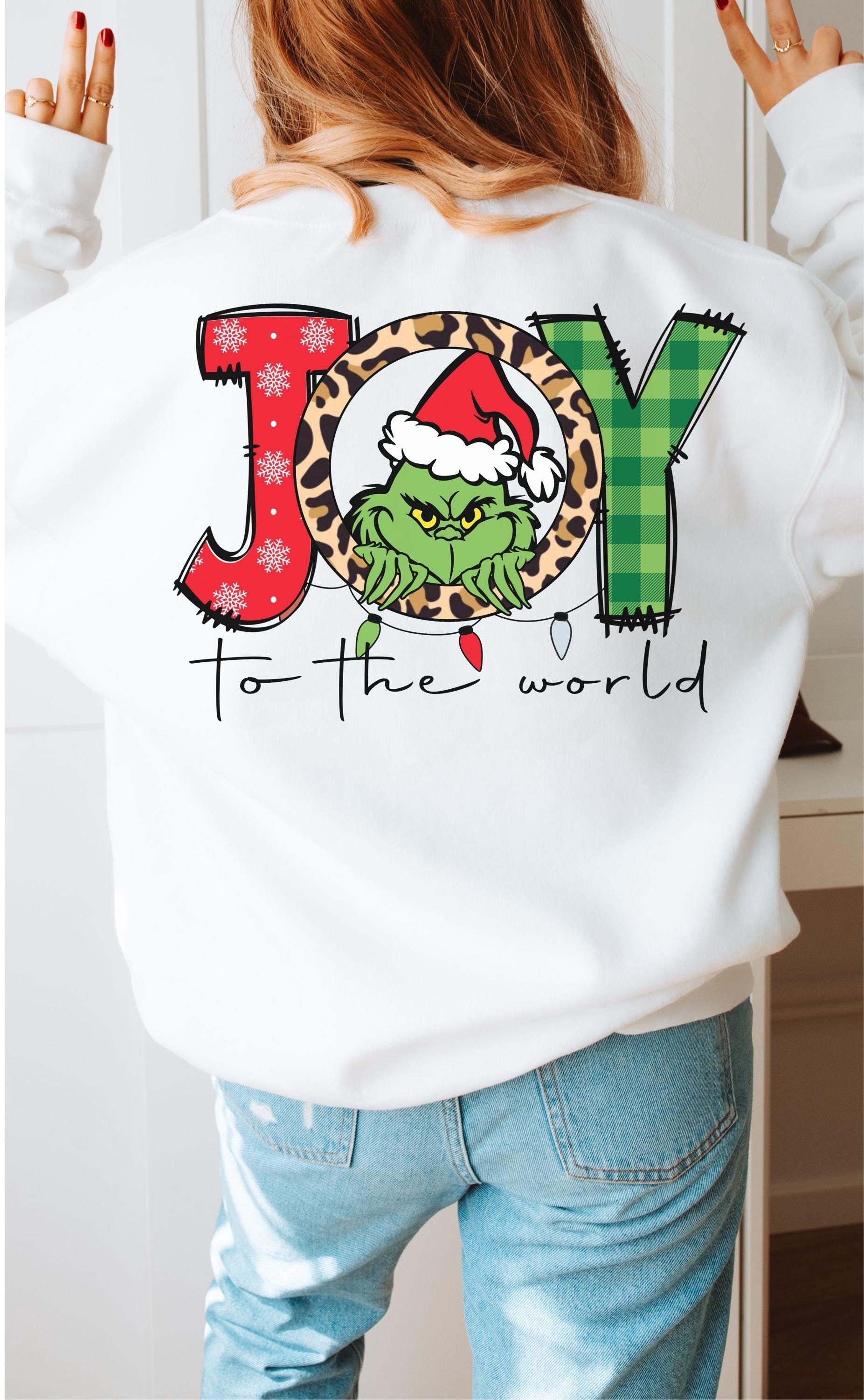 Joy to the World Grinc Png, Merry Christmas Png, Christmas Png, Funny Christmas Png, Retro Christmas Png, Trendy Christmas Png Sublimation