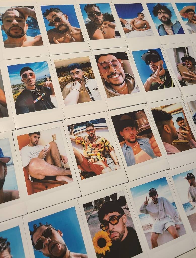 Bad Bunny Polaroids || Boyfriend Material Polaroid || Bad Bunny