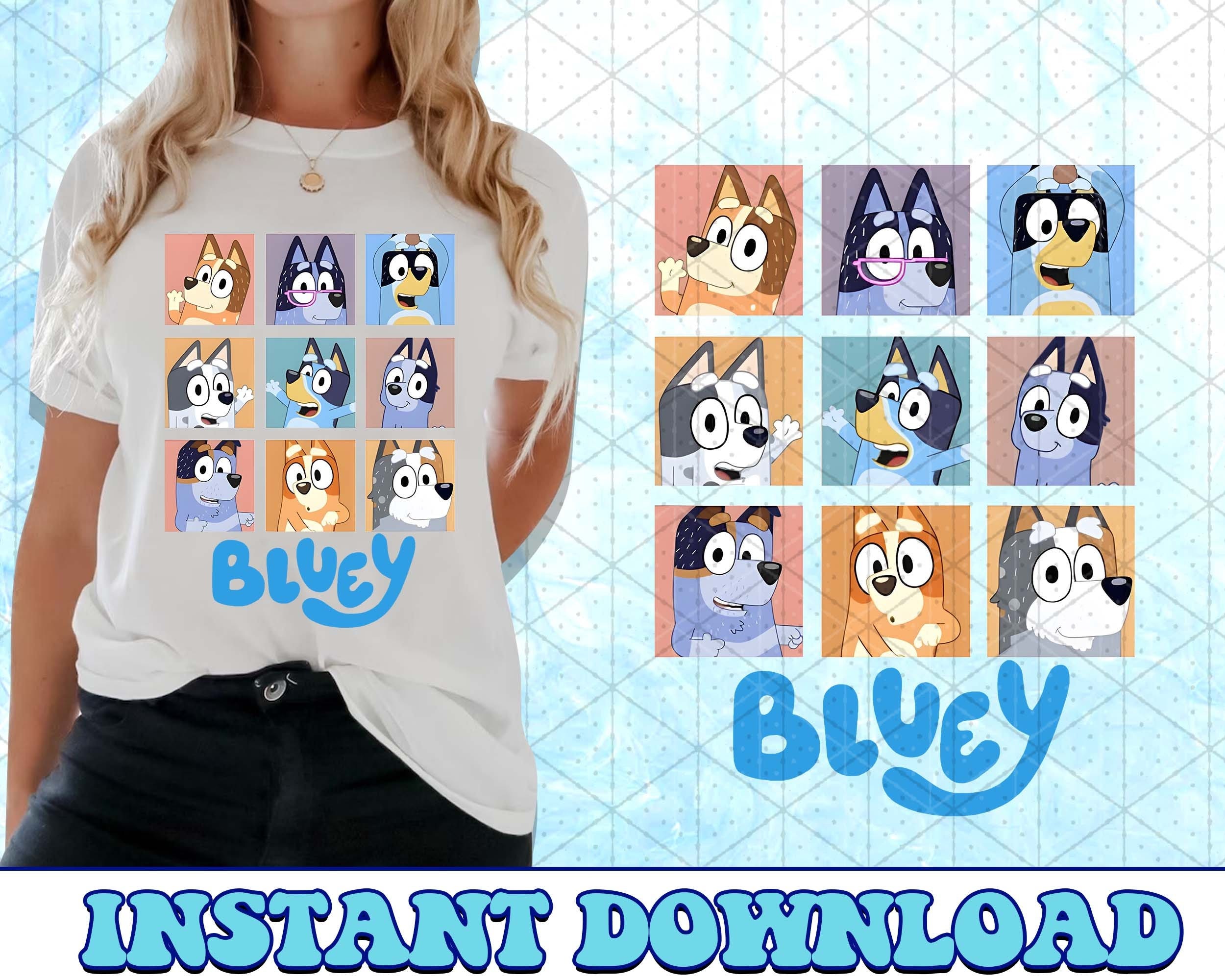 Bluey PNG, Bluey Family PNG, Bluey Png, Bluey Bingo Png, Bluey Mom Png, Bluey Dad Png, Bluey Friends Png, Bluey PNG