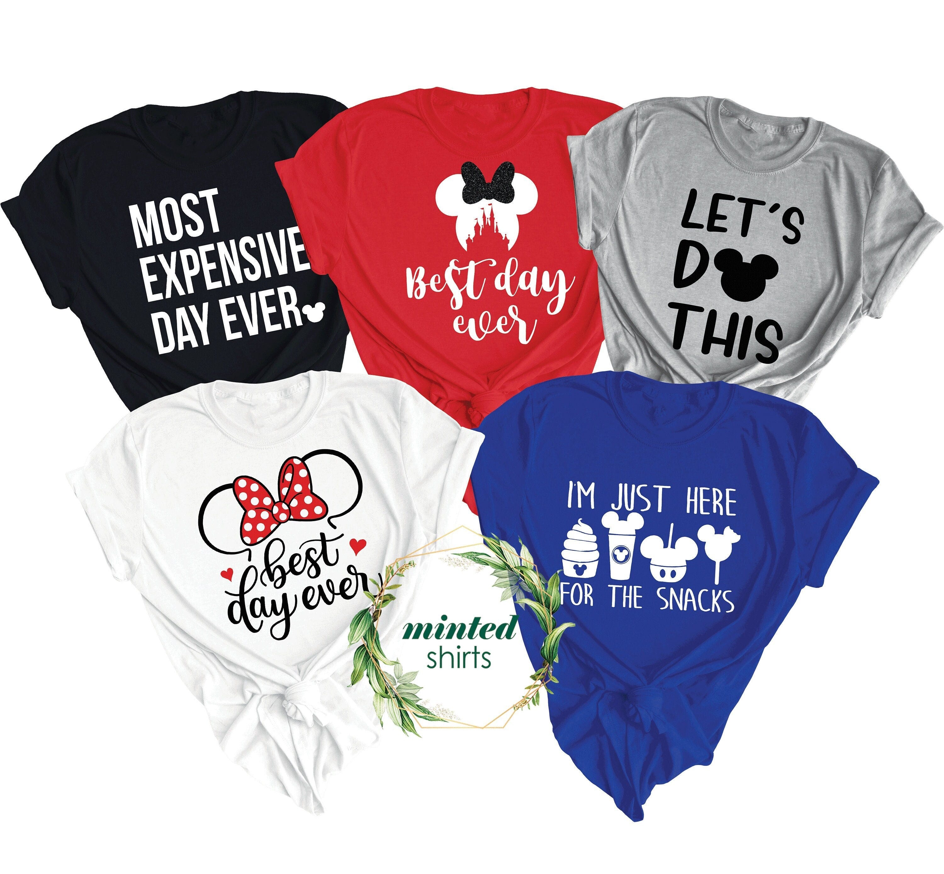 Disney Family Shirts, Best Day Ever Shirt, Custom Disney Shirts, Disney Matching Shirts, Let