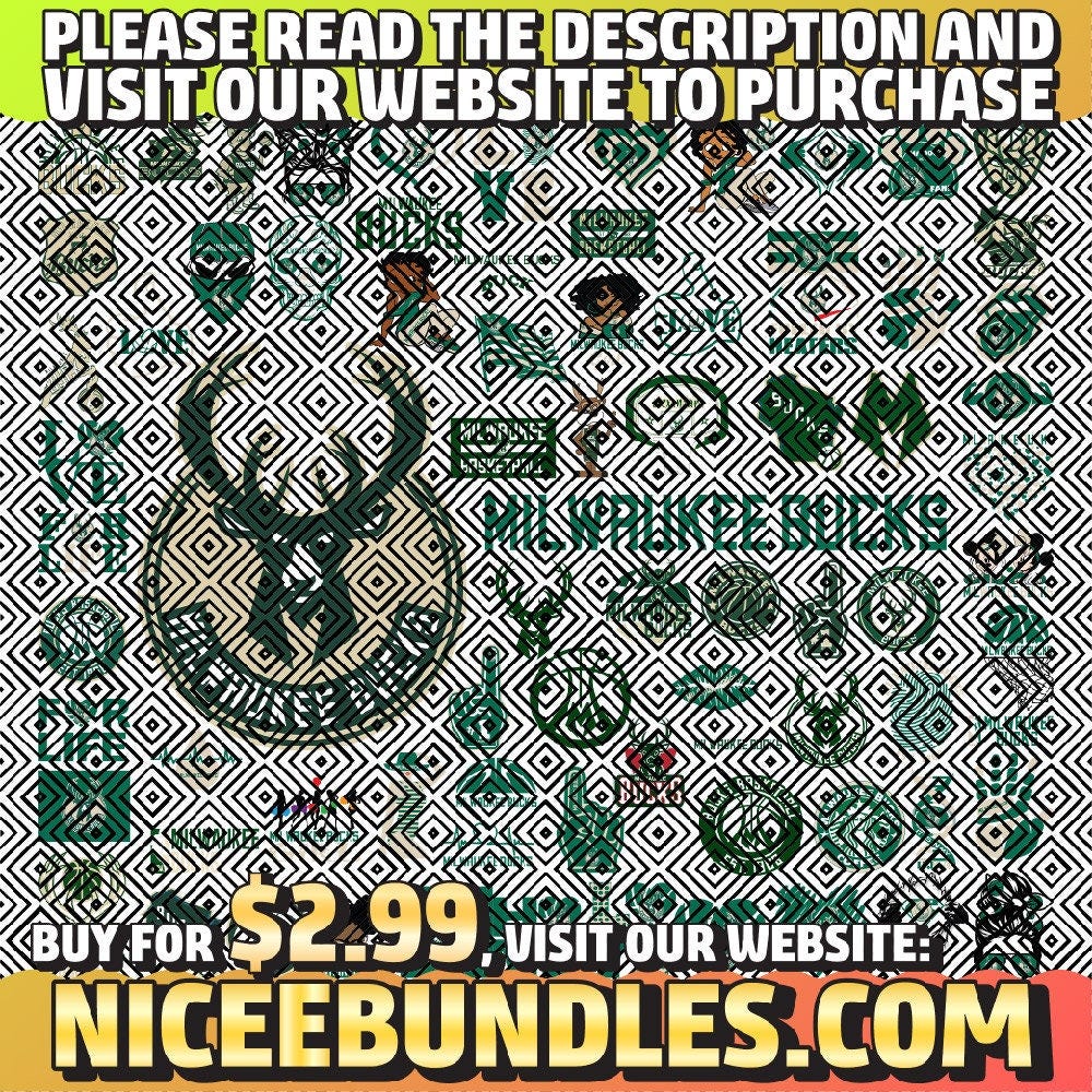 80 Files Milwaukee-Bucks Team Bundles Svg, Milwaukee-Bucks svg, N-B-A Teams Svg, N-B-A Svg, Png, Dxf, Eps, Instant Download