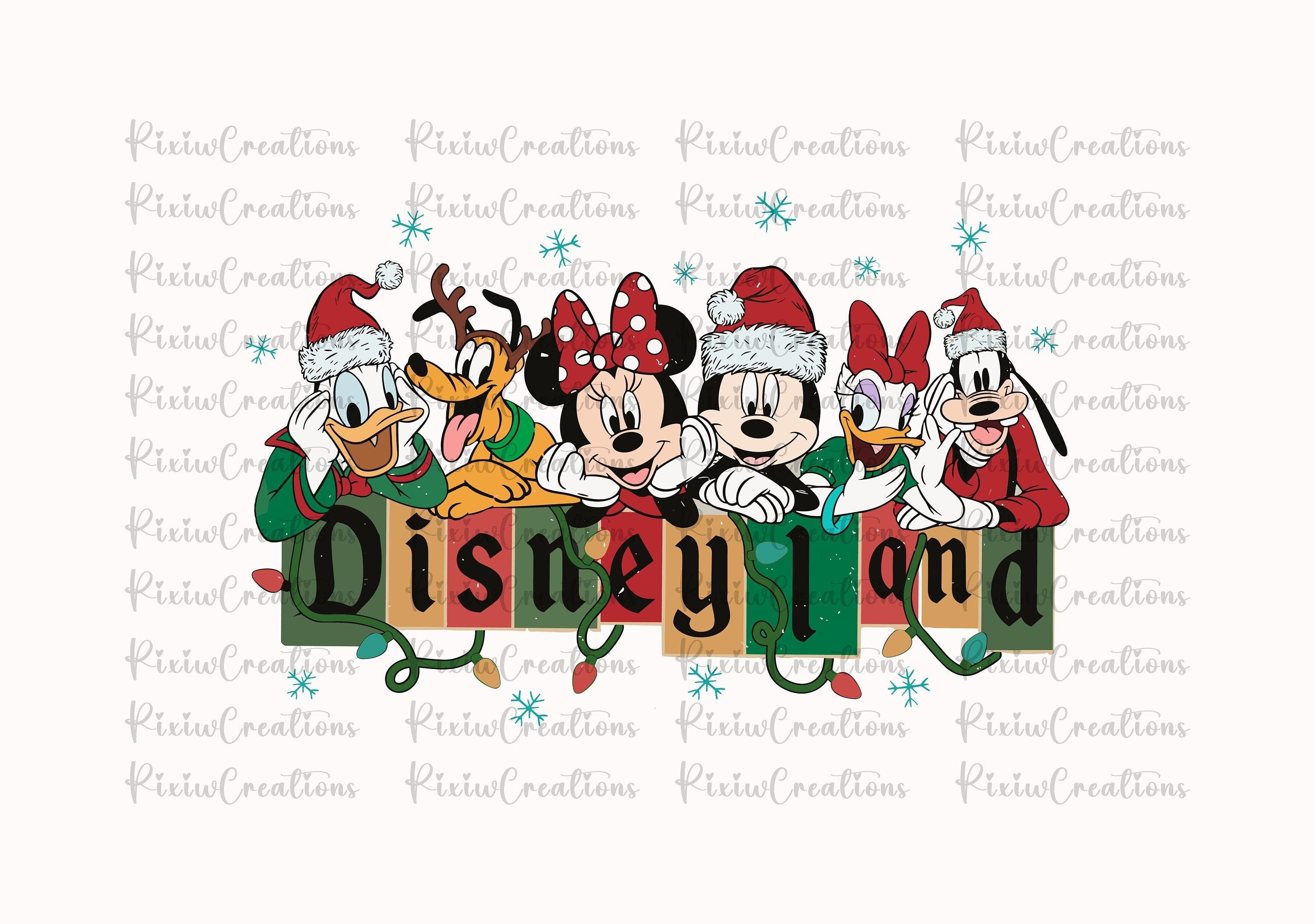 Retro Mouse And Friends Svg, Christmas Squad Svg, Character Xmas, Family Vacation, Christmas Friends, Christmas Shirt, Holiday Season Svg