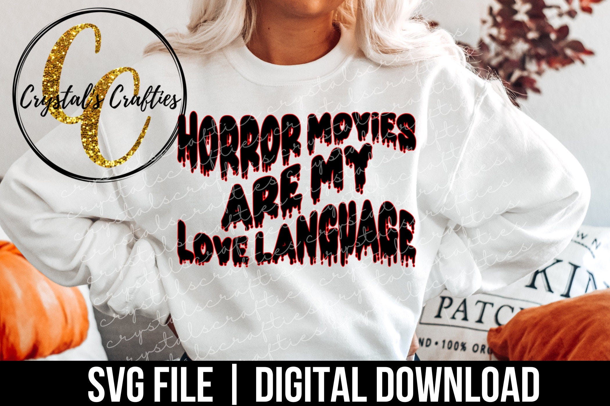 Horror Movies are my Love Language SVG, Halloween SVG, Horror Movie SVG, Horror Movies, Halloween tshirt svg, horror movie svg