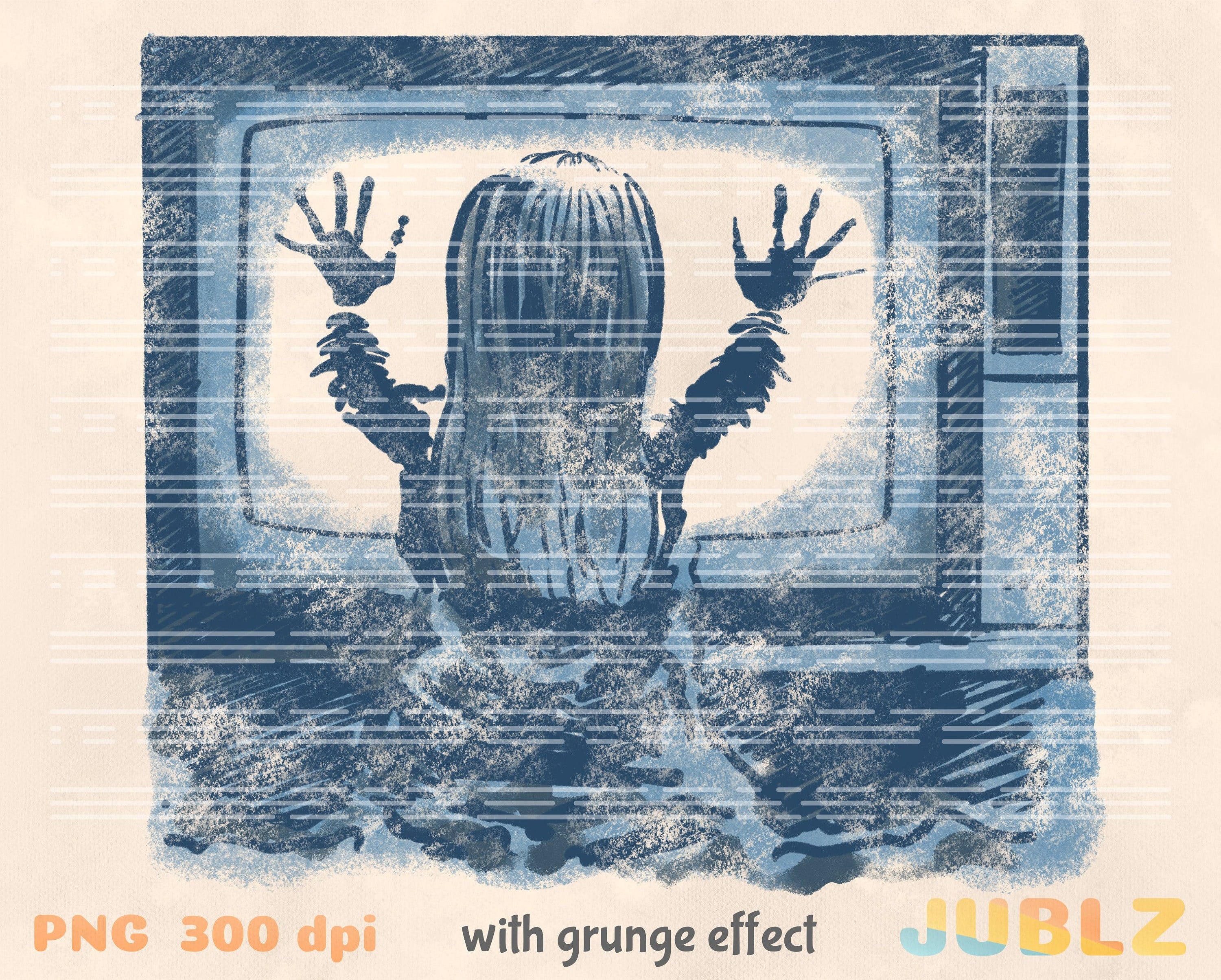 Horror Film Png, Poltergeist Png, Retro 80s Film, They