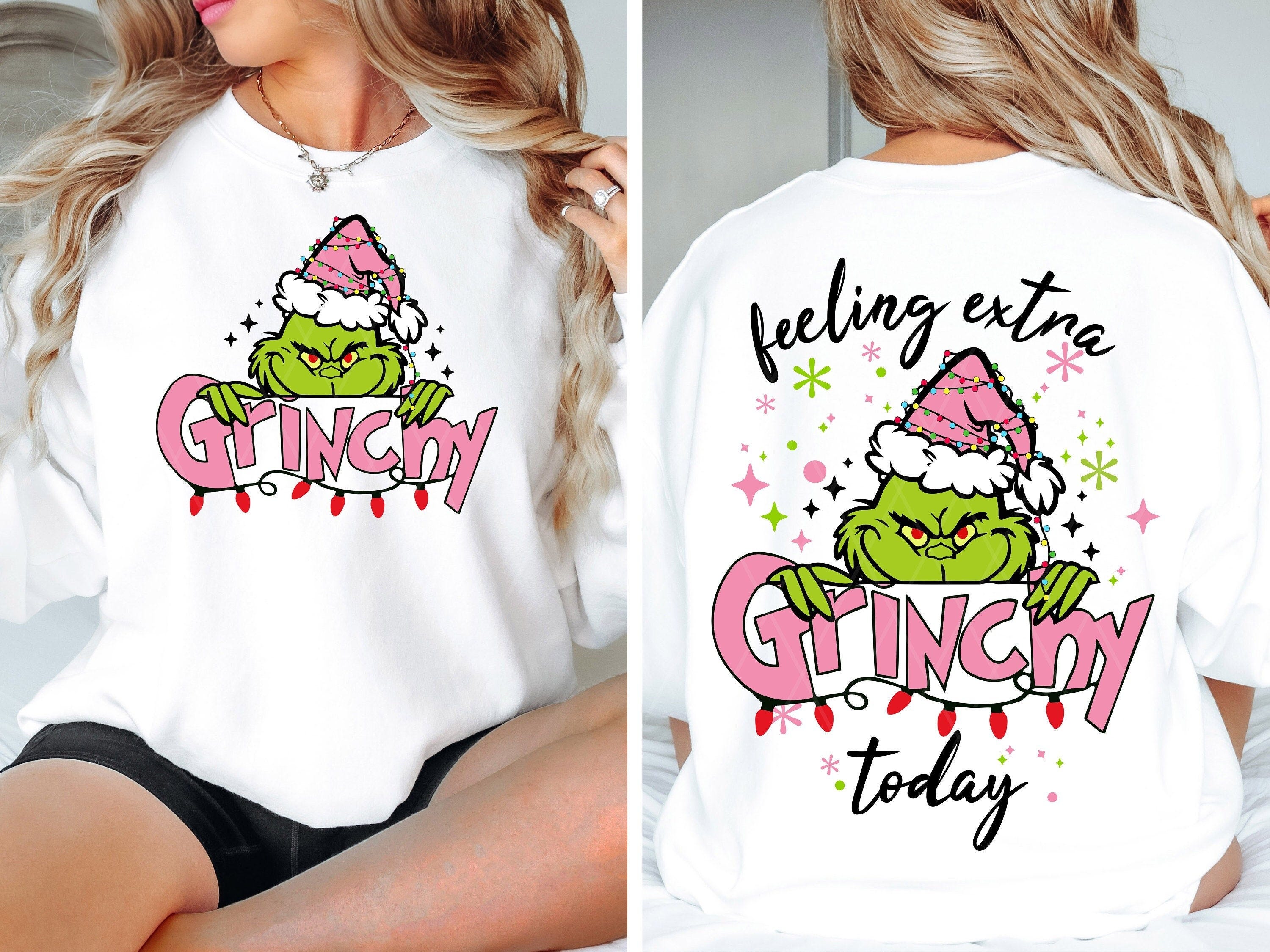 Feeling Extra Grincy Today Bundle Svg, Grinc Christmas Svg, Retro Christmas Svg, Christmas Svg, Retro Christmas Shirt Svg, Instant Download