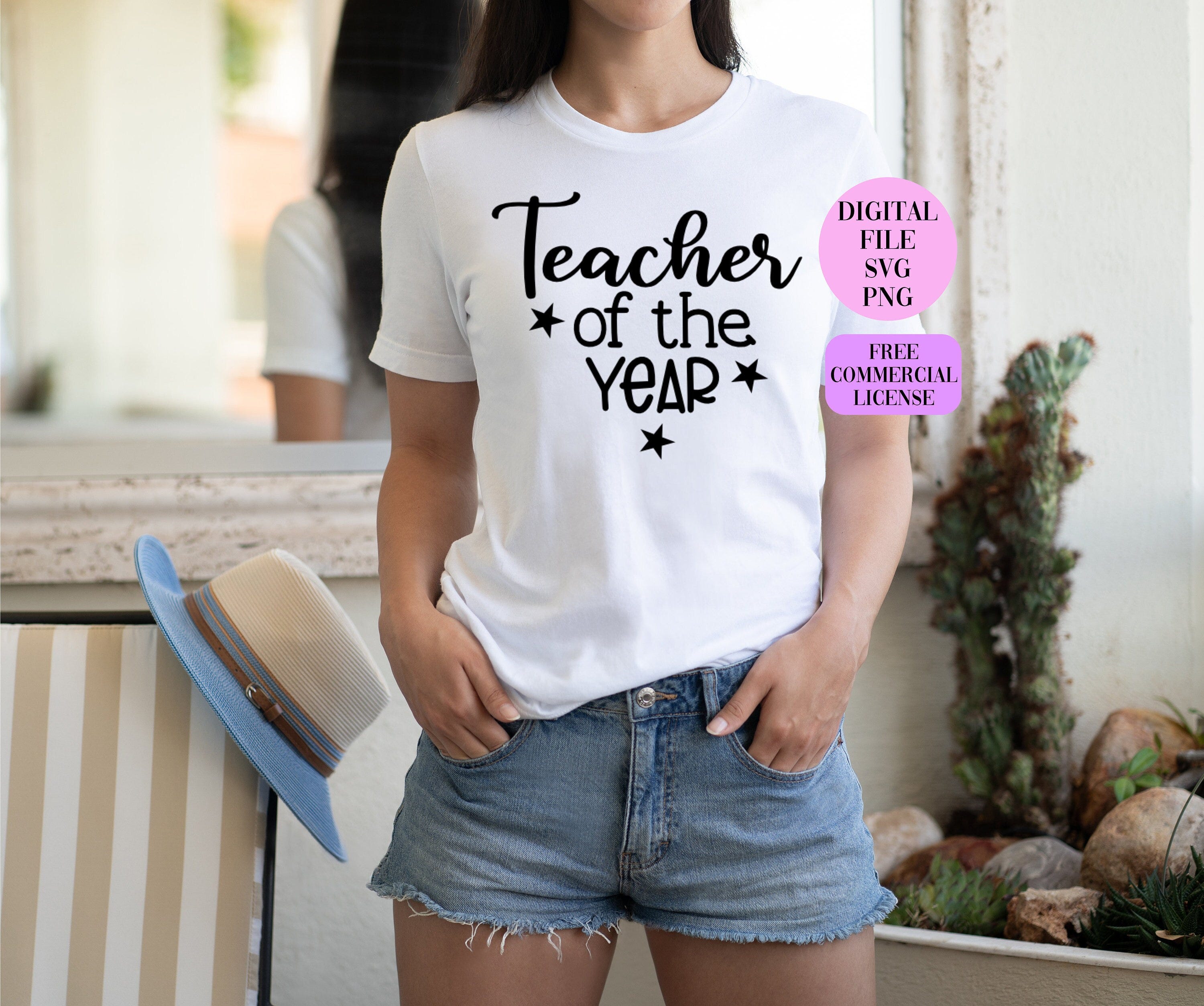 Teacher of the year Svg | Teacher Svg | Teacher Shirt svg | Teacher Life svg | Teacher png |Cricut Cut File | Svg Files | Svg Cutting Files