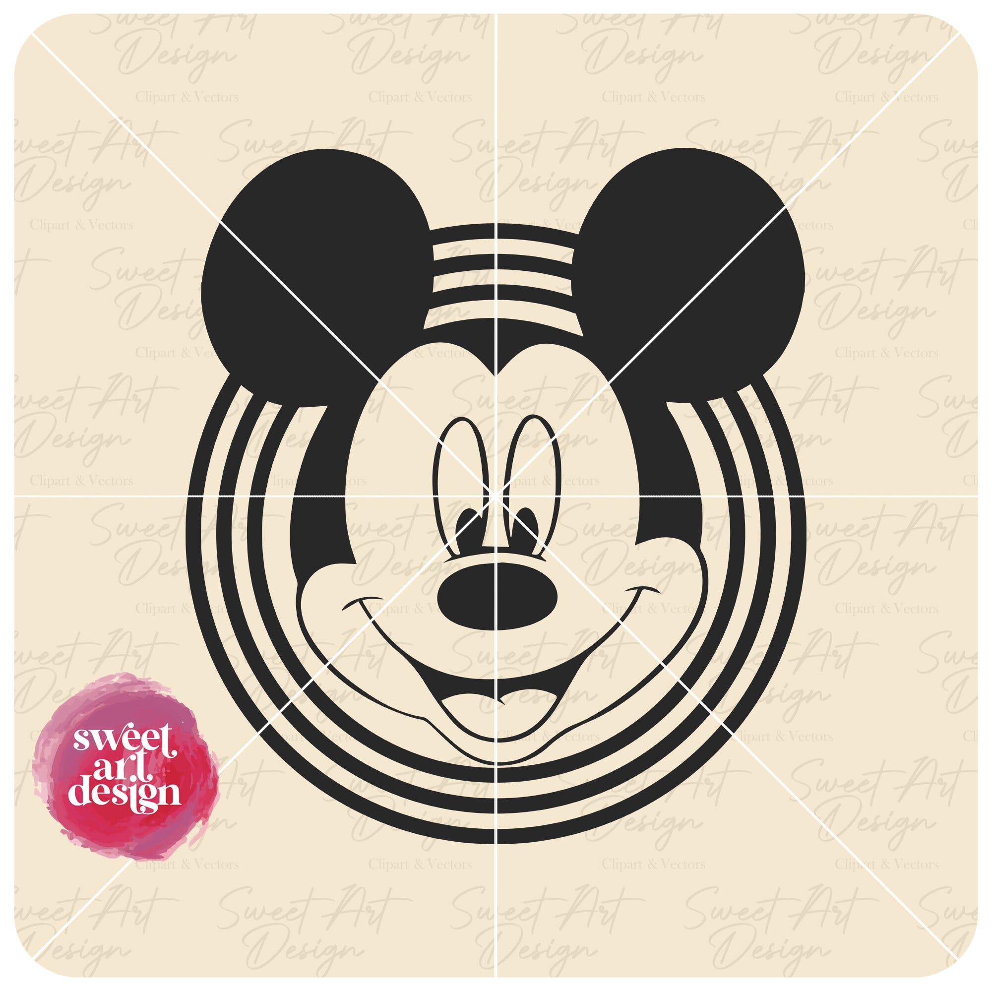 Mickeyy Face In Circles SVG, Mouse Family Trip SVG, Family Vacation SVG, Couple Shirts, Customize Gift Svg, Vinyl Cut File, Png Design File