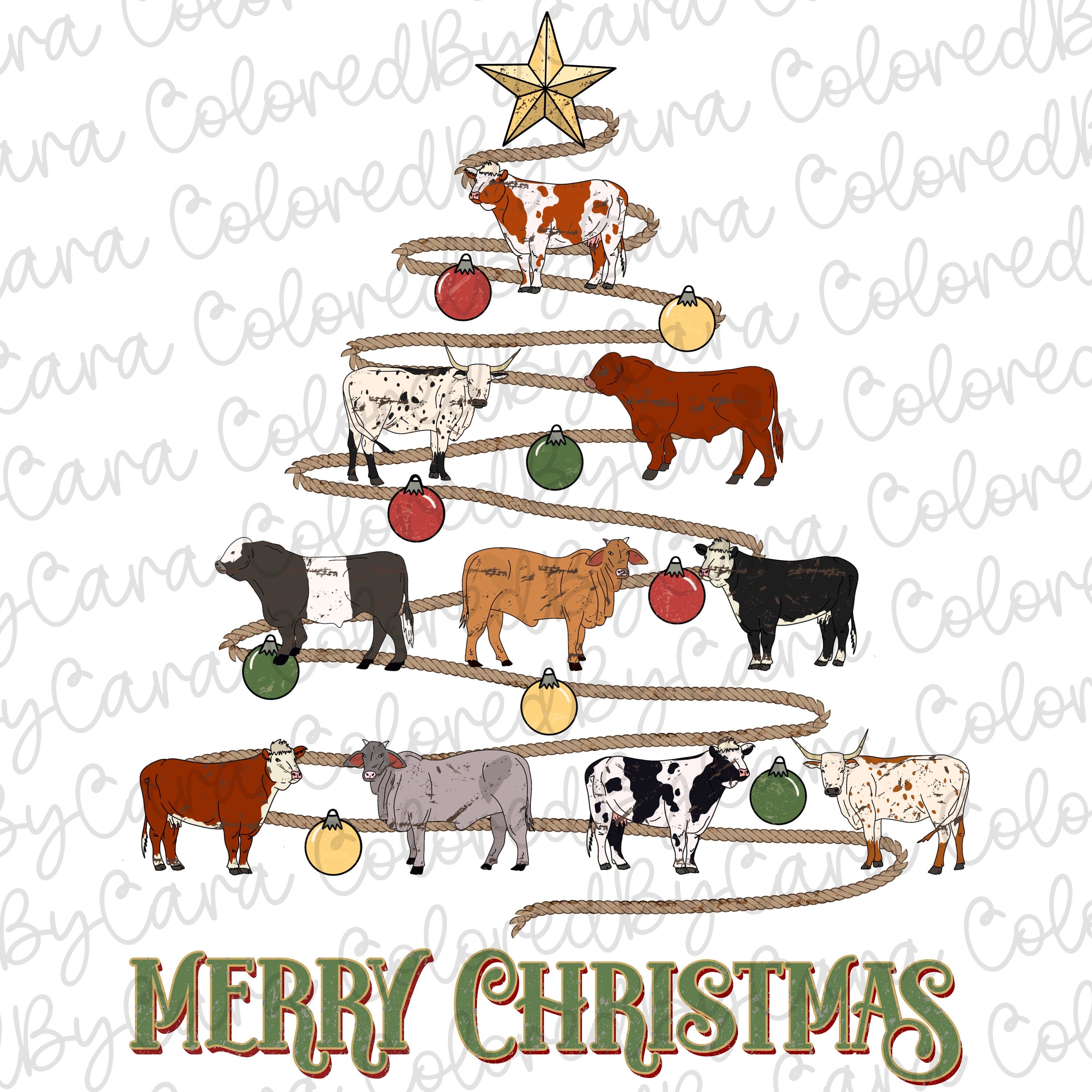 Cowboy Christmas png vintage western Christmas png Christmas cow sublimation design cow png kids Christmas design for sublimation dtf