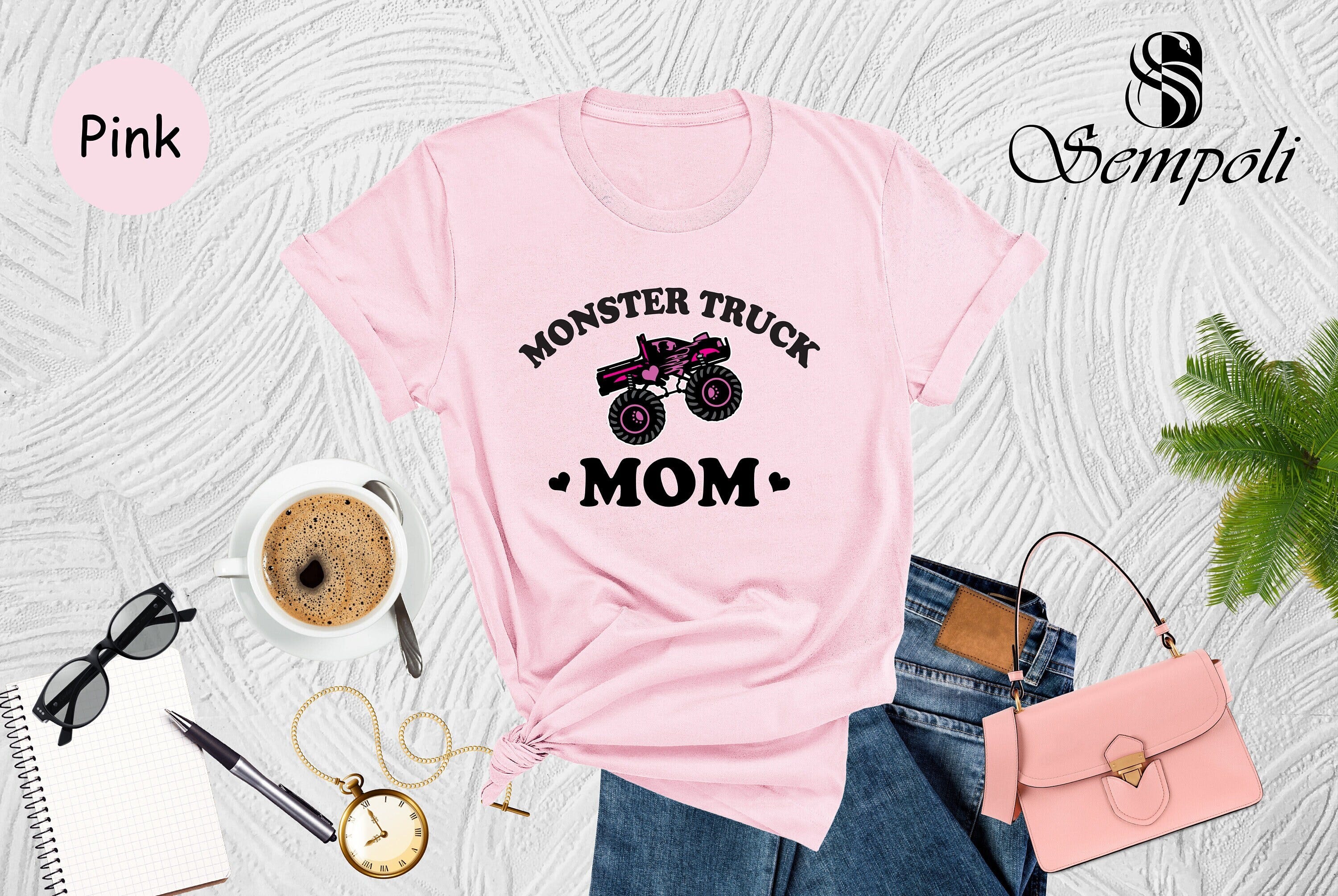 Monster Truck Mom Shirt, Monster Truck Shirt, Gift For Mom, SUV Mama Fans Shirt, Truck Lover Gift, Racing Shirt, Mothers Day Gift, Truck Mom