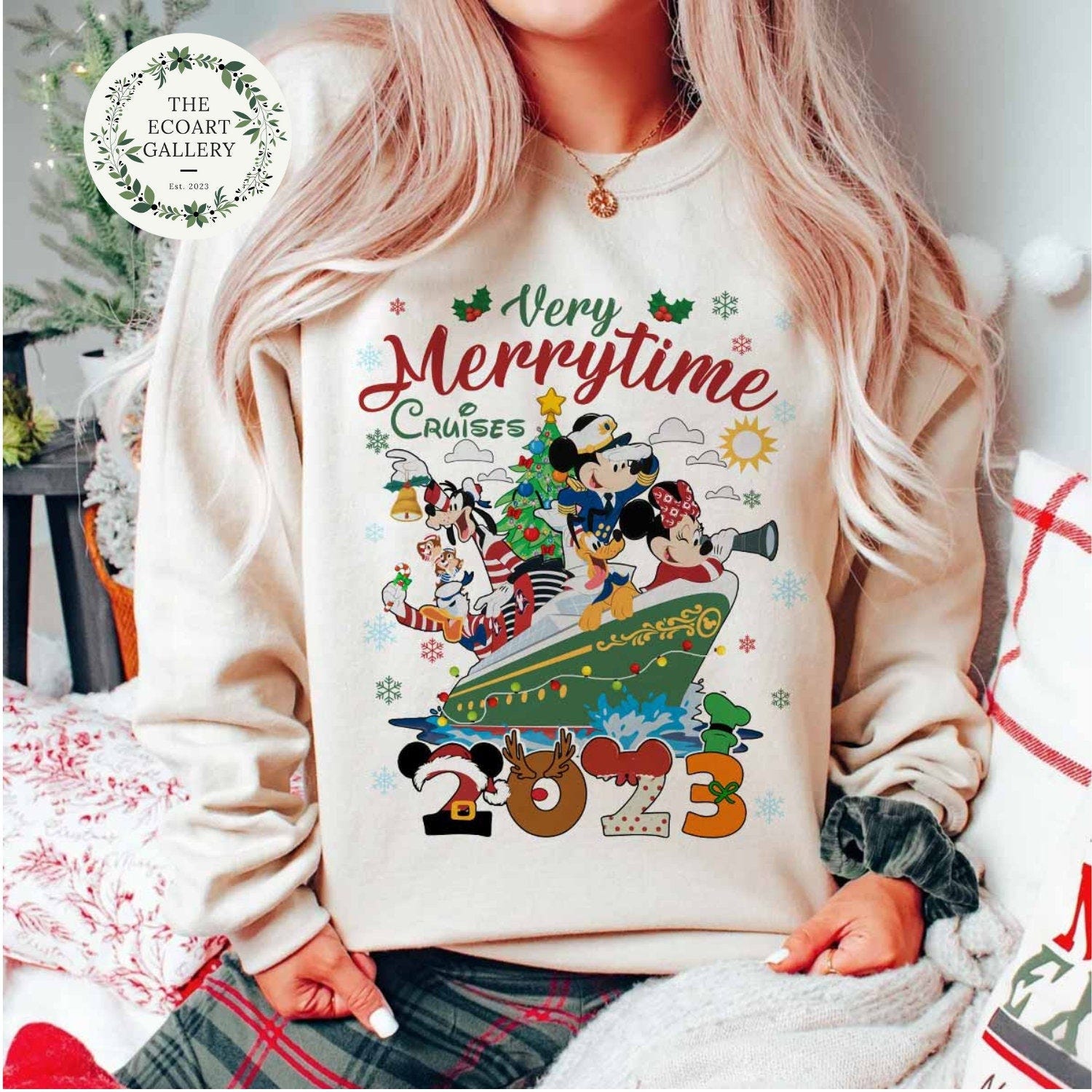Disney Christmas very Merrytime cruises 2023 shirt, Mickey & friends Christmas cruise shirt, Family Cruise shirt, Disney Wish Fantasy Magic