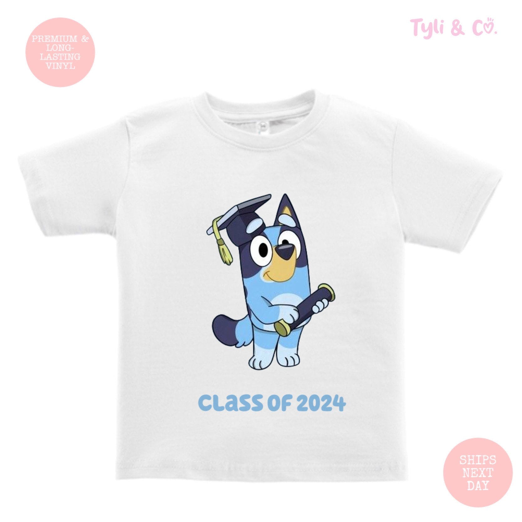 Bluey Class of 2024 tee