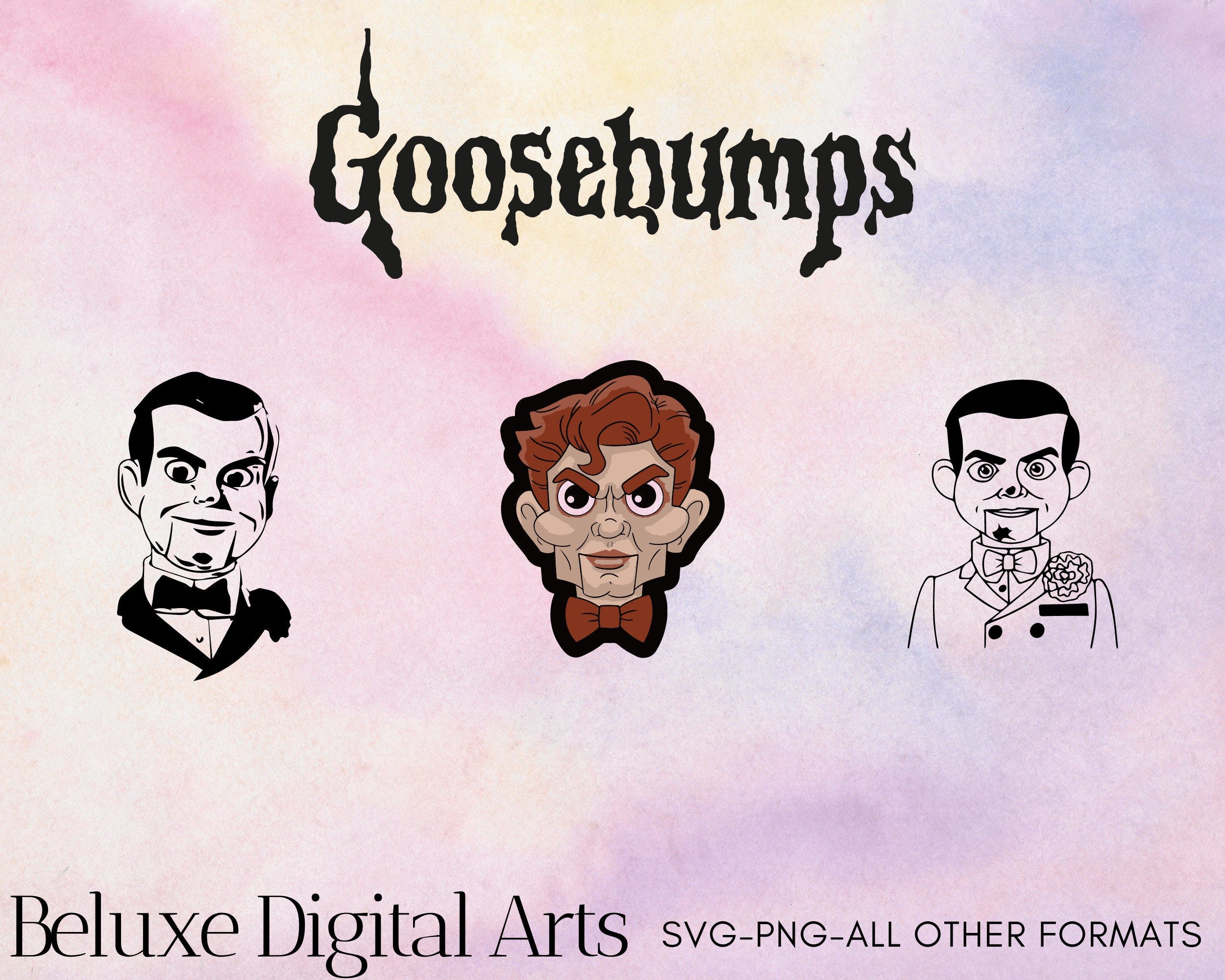 Goosebumps Bundle Svg Png Bundle- Goosebumps Stickers- Horror Movie Svg Png- Cartoon Svg Png- Silhouette Files- Decals- Scary Svg Png Files