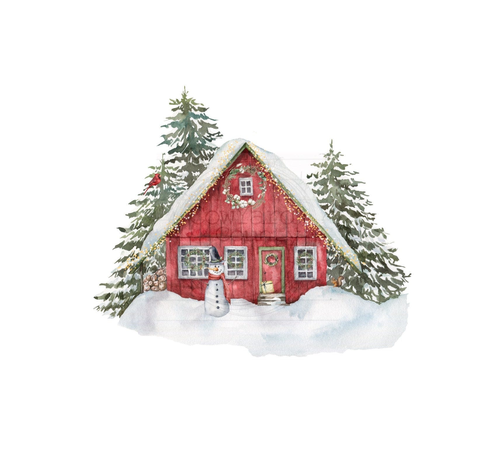 Christmas Cabin png, Christmas Images, Christmas Sublimation, Christmas png, Farm PNG, Sublimation Designs, Digital Download, Cabin png
