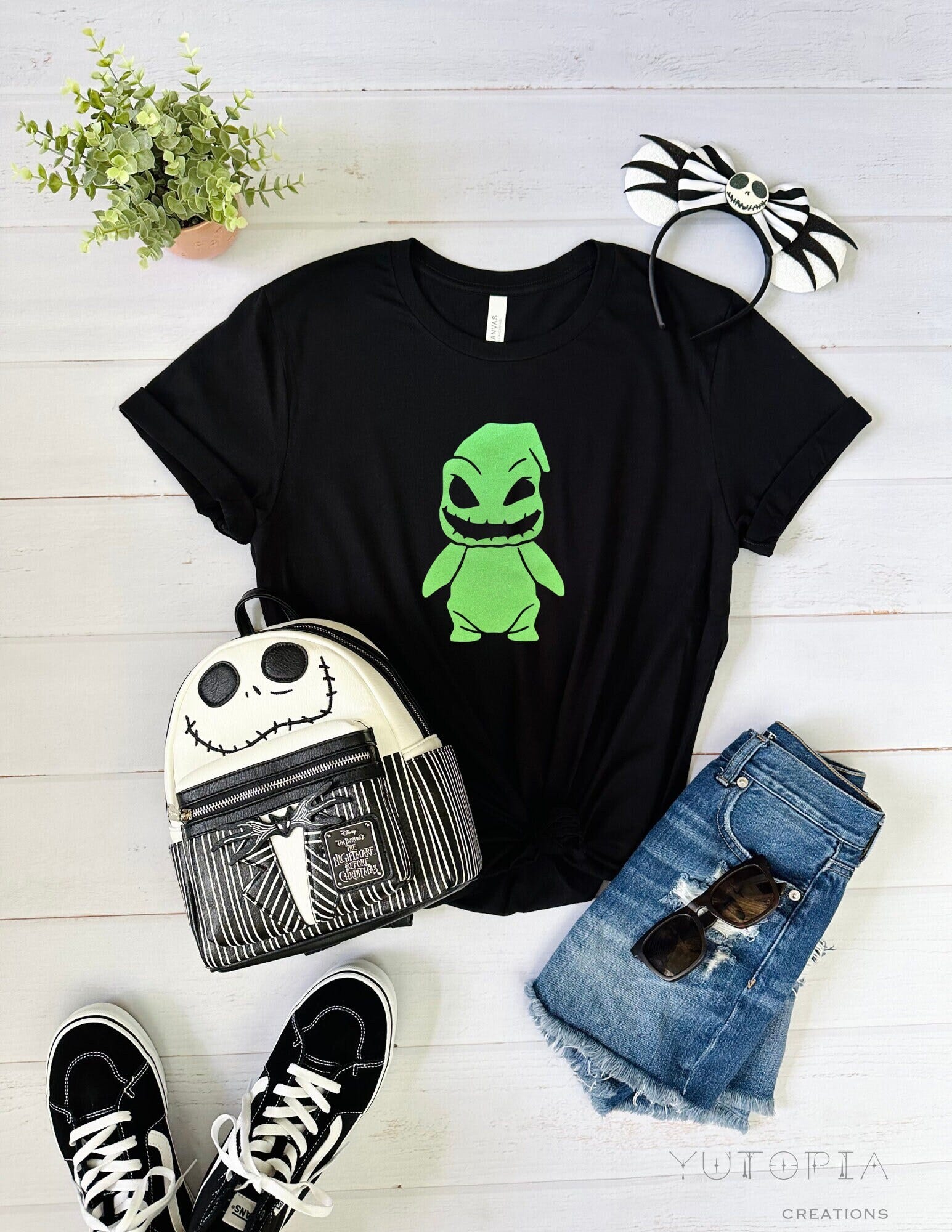 Disney, Oogie Boogie from Nightmare before Christmas inspired, Glitter Sparkly  minimalist shirt, Nightmare before Christmas shirt