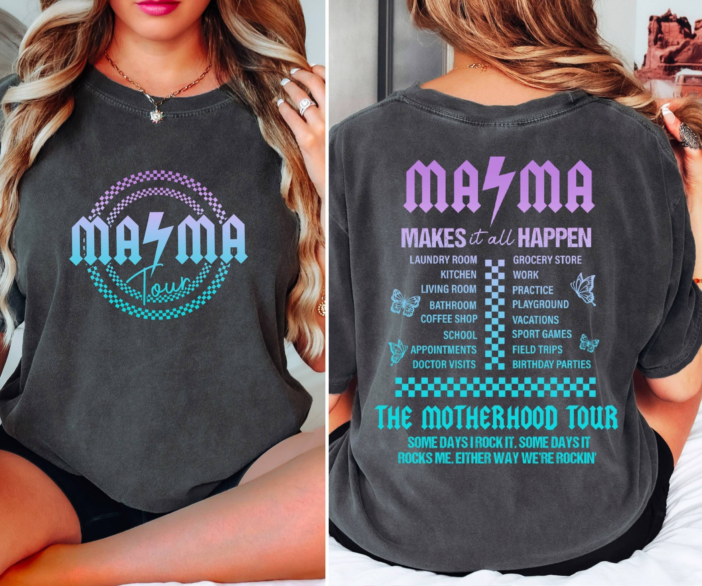 Comfort Colors The Mama Tour Shirt, Motherhood Shirt, Some Days I Rock It Shirt, Mama Funny Tour Shirt, Mother