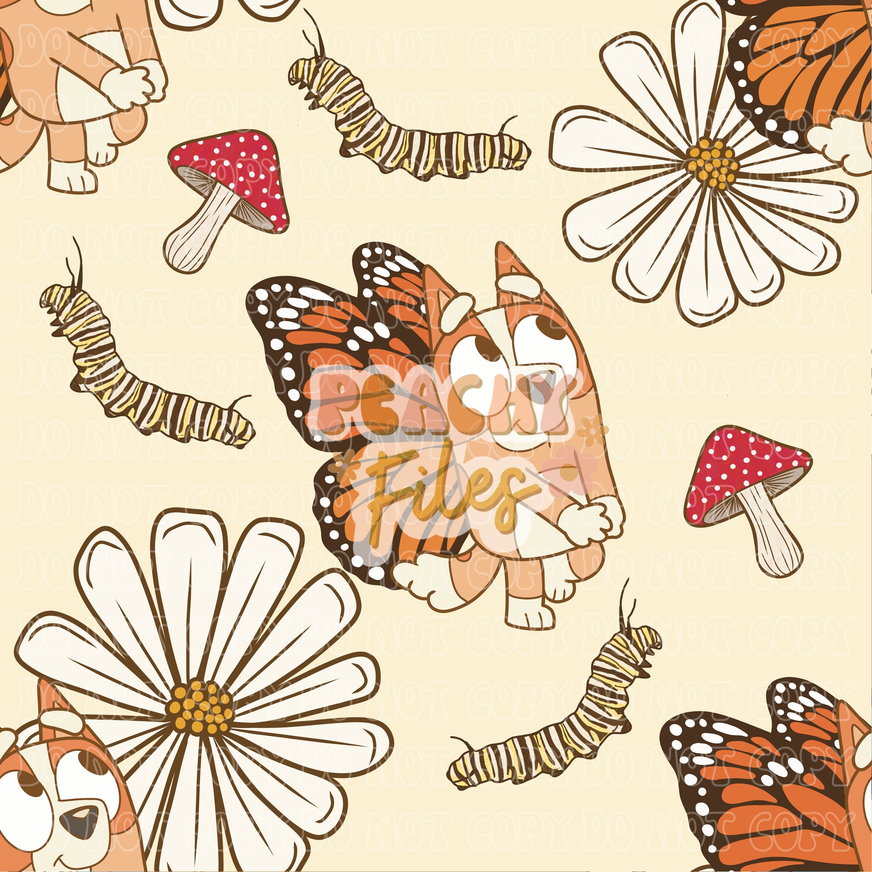 Monarch butterfly Bingo | light yellow