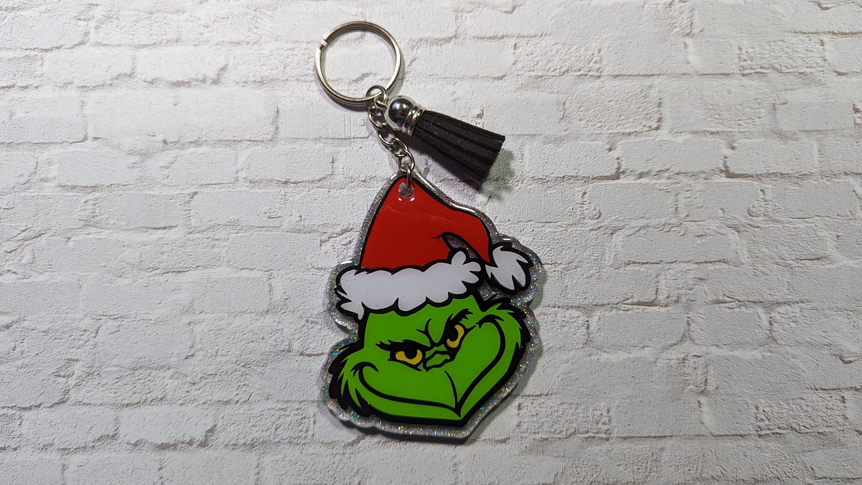 Grinch Acrylic Keychain | Acrylic Keychain | Resin Keychain | Keychain