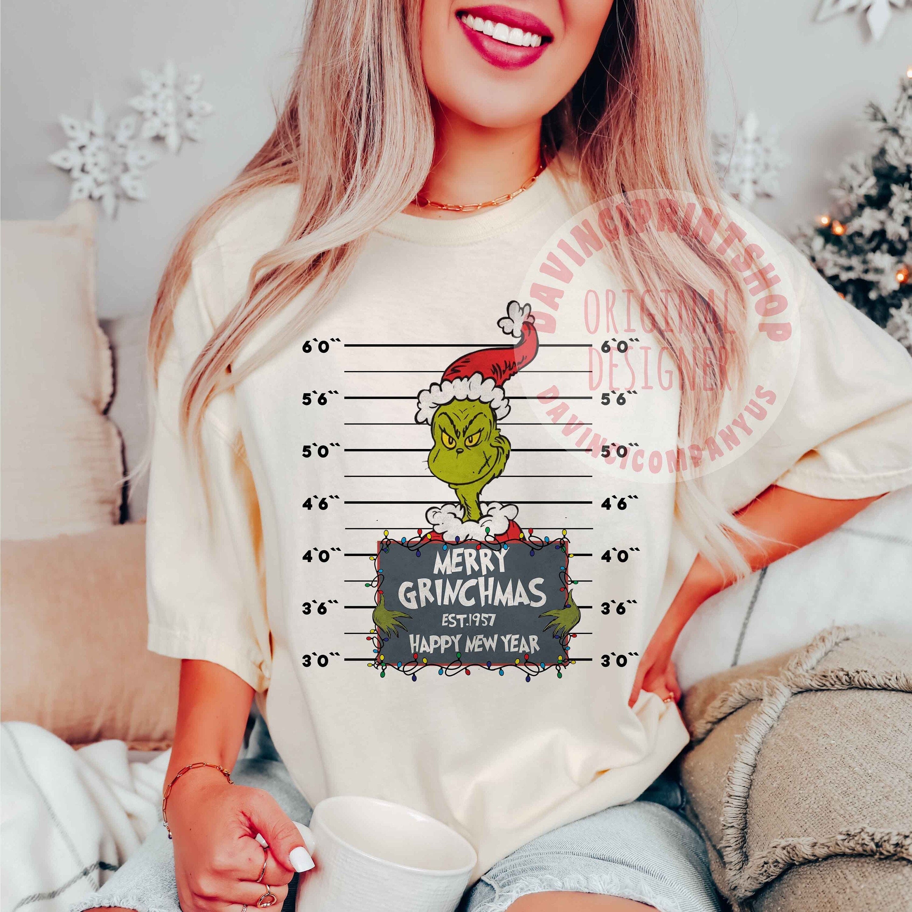 Criminal Grinc Christmas Sublimation PNG Design, Christmas png, Funny Christmas png, Holiday Sublimation, Christmas shirt, Digital Download