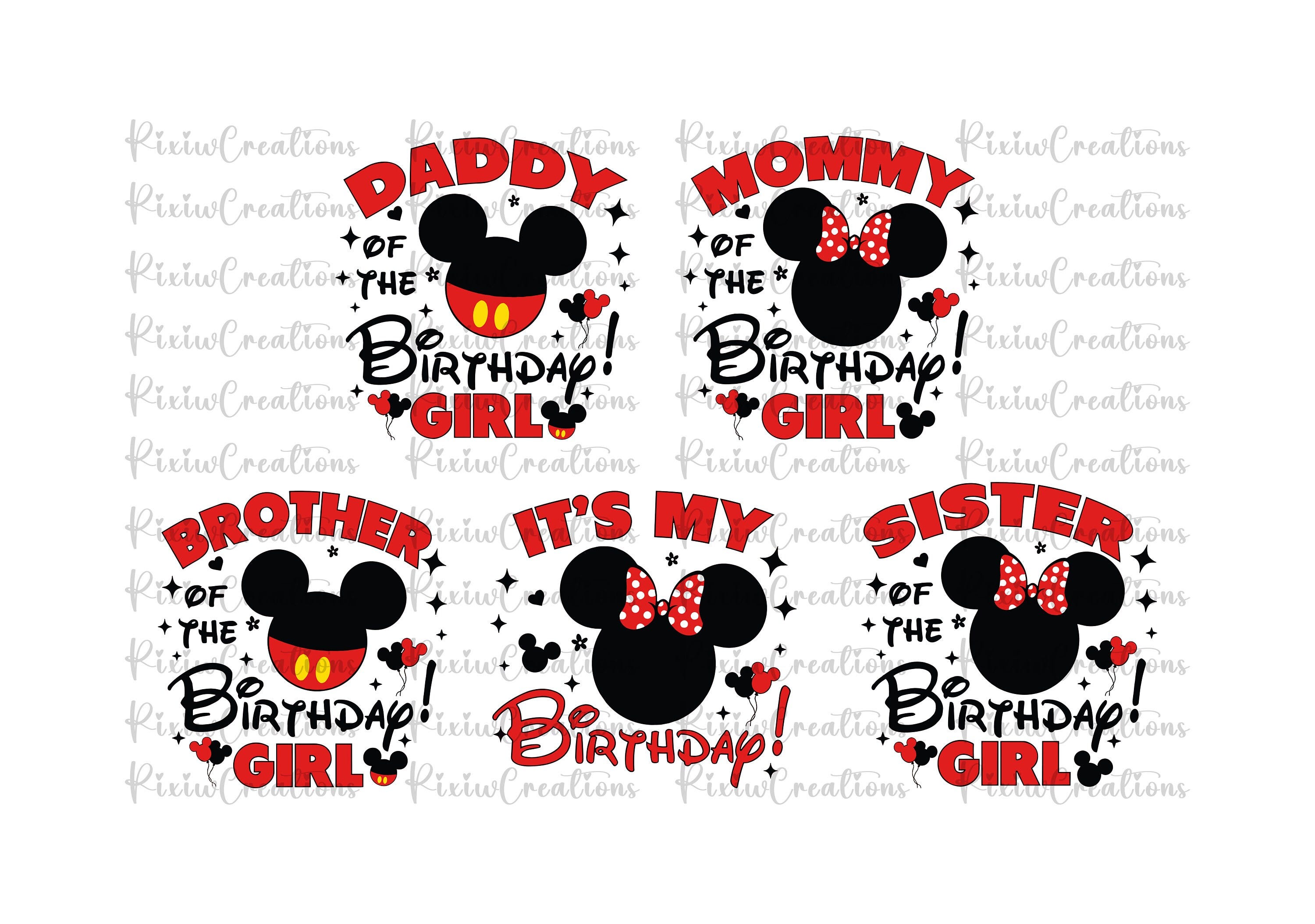 Birthday Squad SVG, Bundle Squad Svg, Birthday Girl Png, Birthday Boy Svg, Vacay Mode Svg, Family Trip Png, Files For Cricut Sublimation