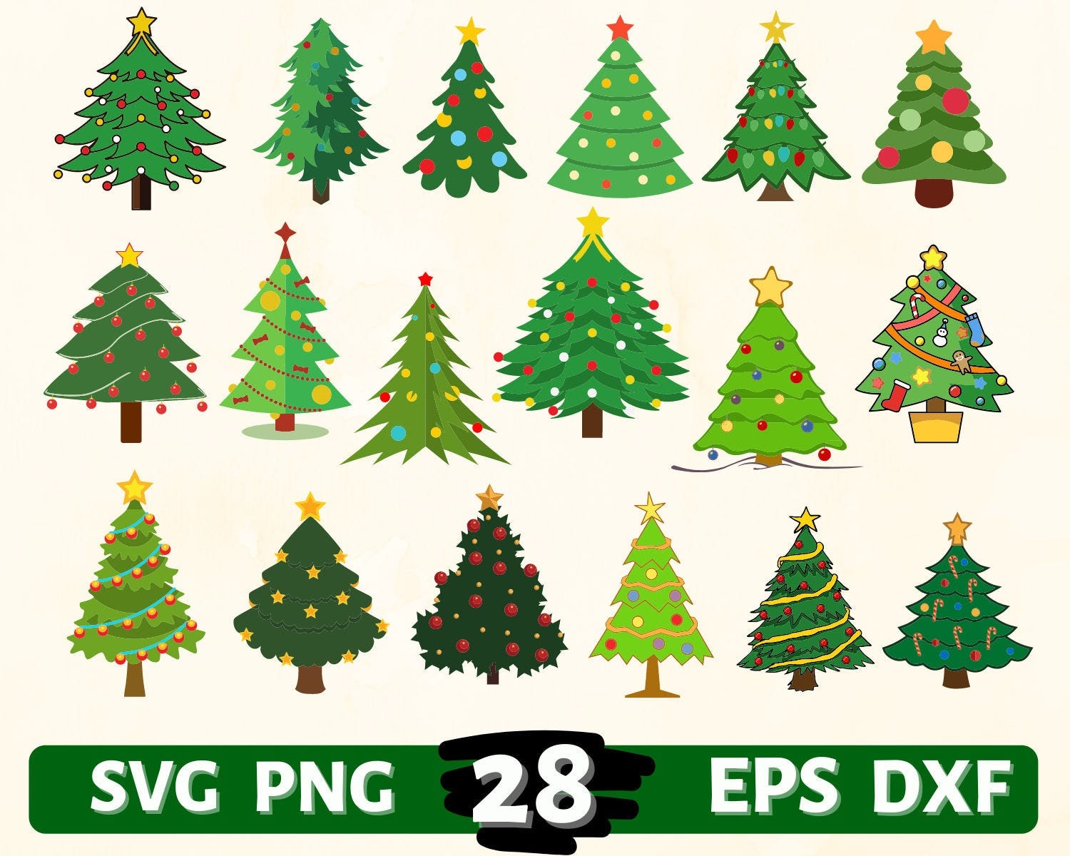 28 Christmas Tree designs, Christmas Tree svg, Christmas Tree png, Christmas Tree clipart