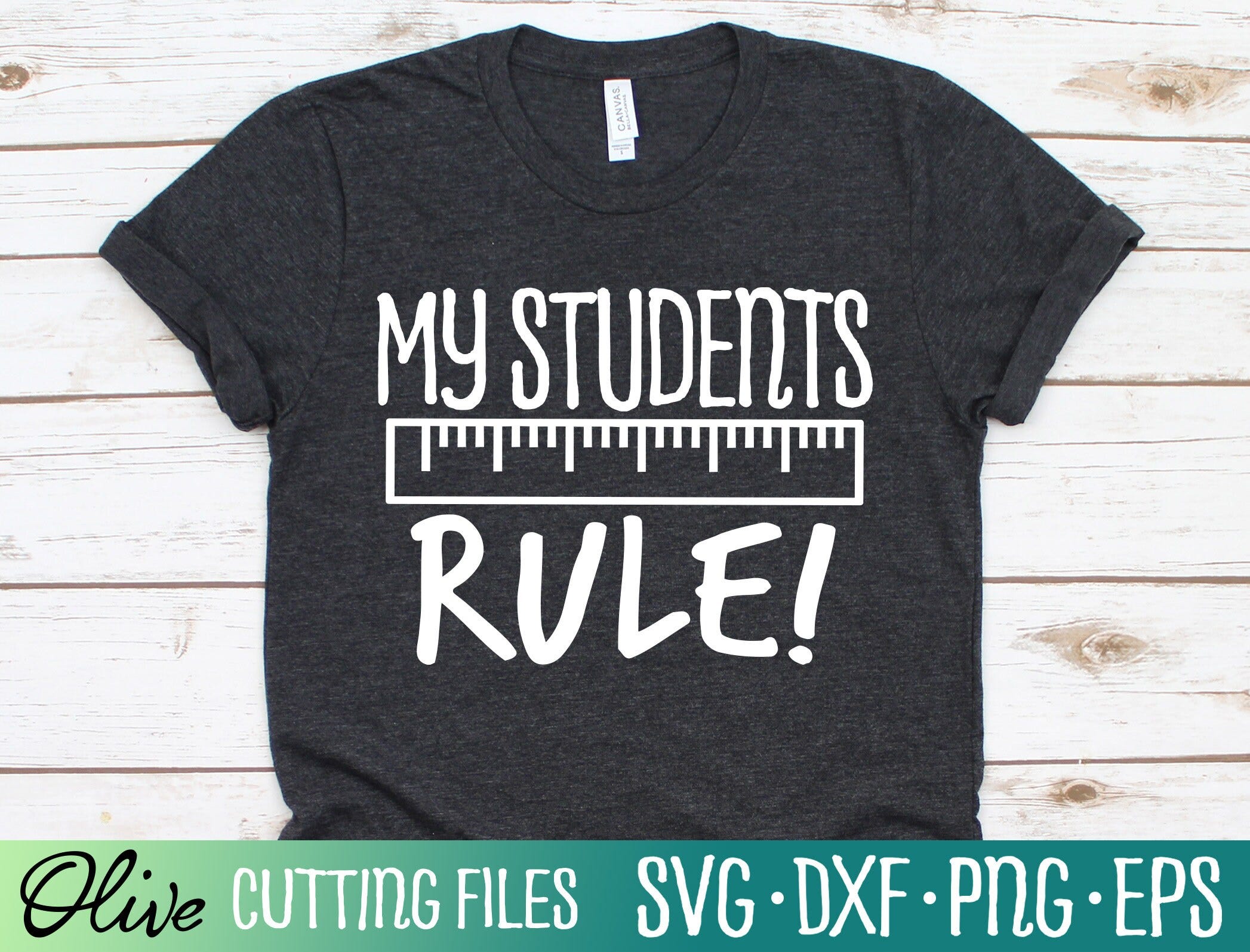 Funny Teacher SVG, Teacher SVG, My Students Rule SVG, Funny Classroom Silhouette Svg, Svg Files for Cricut, Cut File