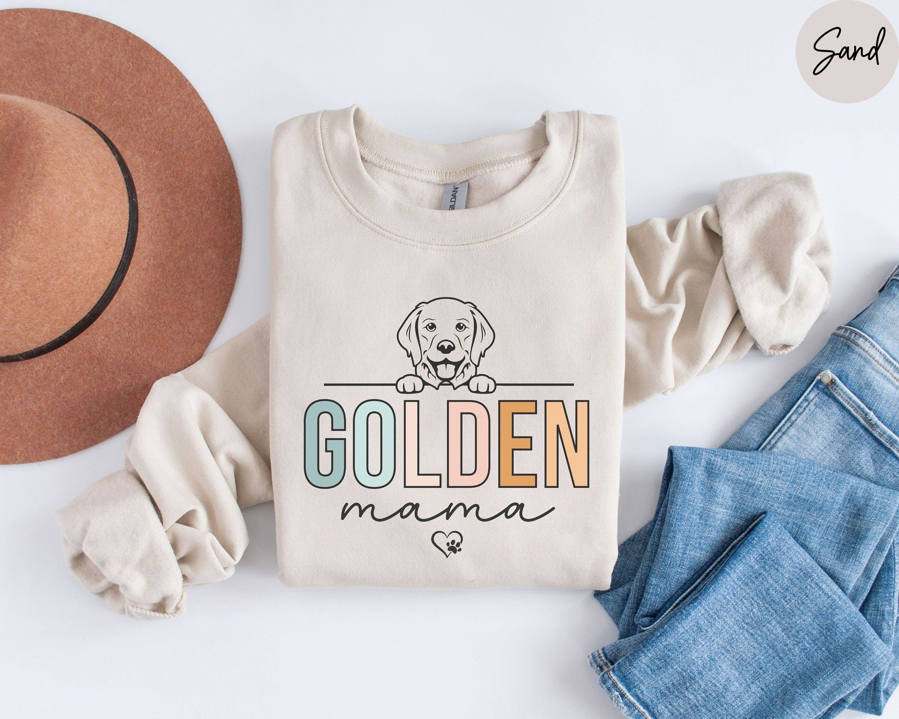 Golden Mom Sweatshirt, Golden Mom Shirt, Dog Mom Sweatshirt Gift for Golden Mom, Funny Golden Retriever Owner Gift, Golden Mom Sweater
