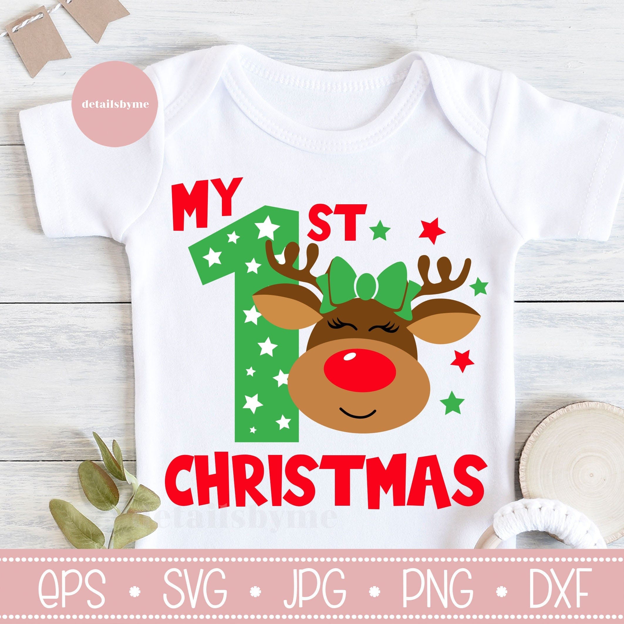 My First Christmas SVG, Baby First Christmas SVG, Baby First Xmas SVG, My 1st Christmas Svg, Christmas Baby Svg, Newborn 1st Christmas
