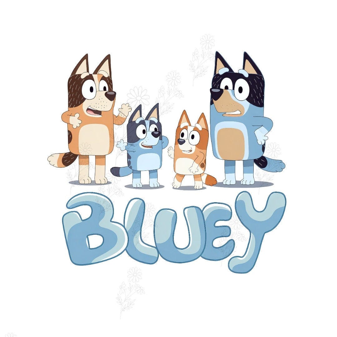 Bluey PNG file Bluey Svg File Bluey Png File Digital Download bluey svg layered bluey friends svg bluey font svg bluey bingo svg
