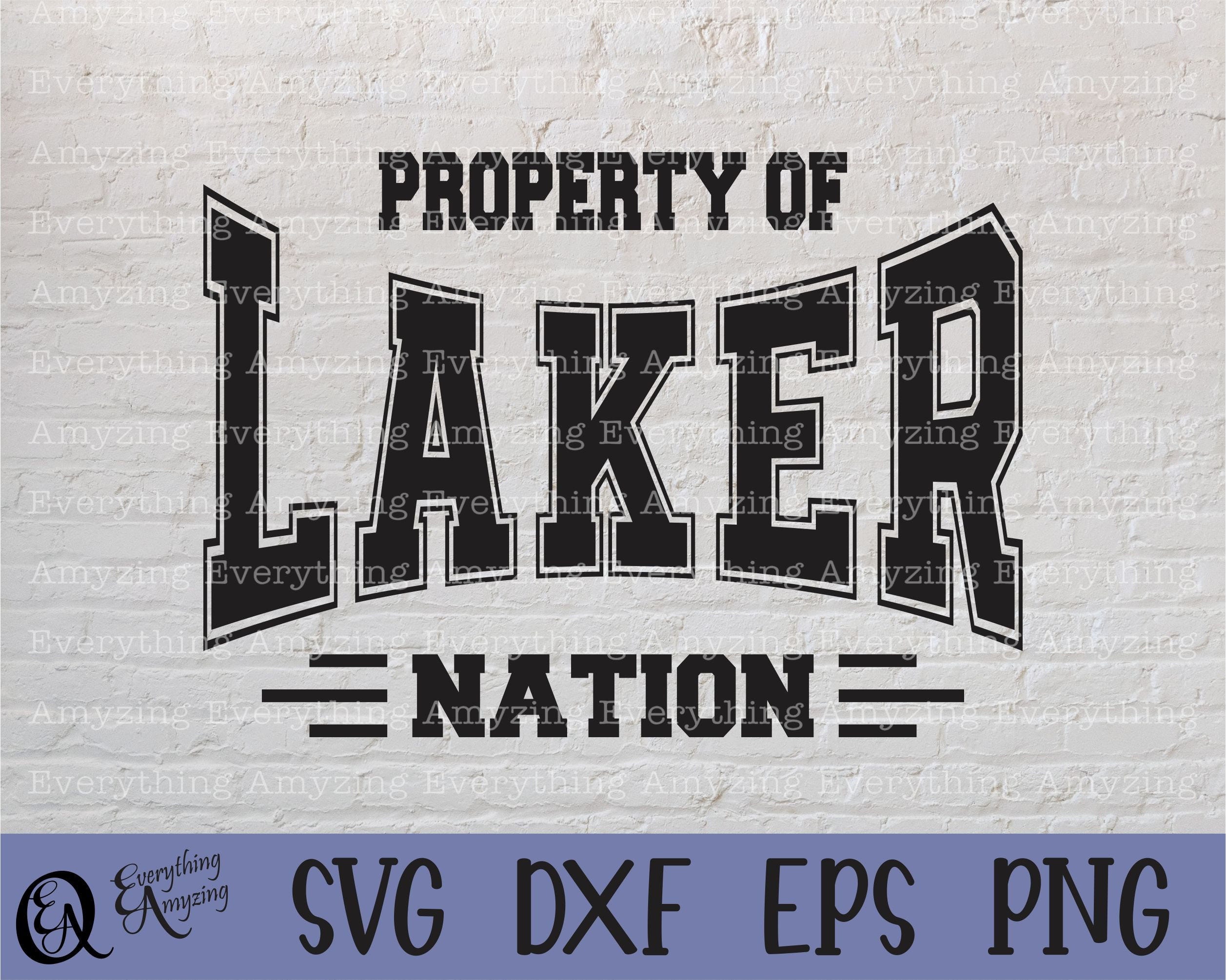 Laker Nation svg, Lakers Mascot svg, Lakers School Spirit svg, Lakers Cheerleading svg, Lakers svg, Cricut, Silhouette, svg, png, eps, dxf