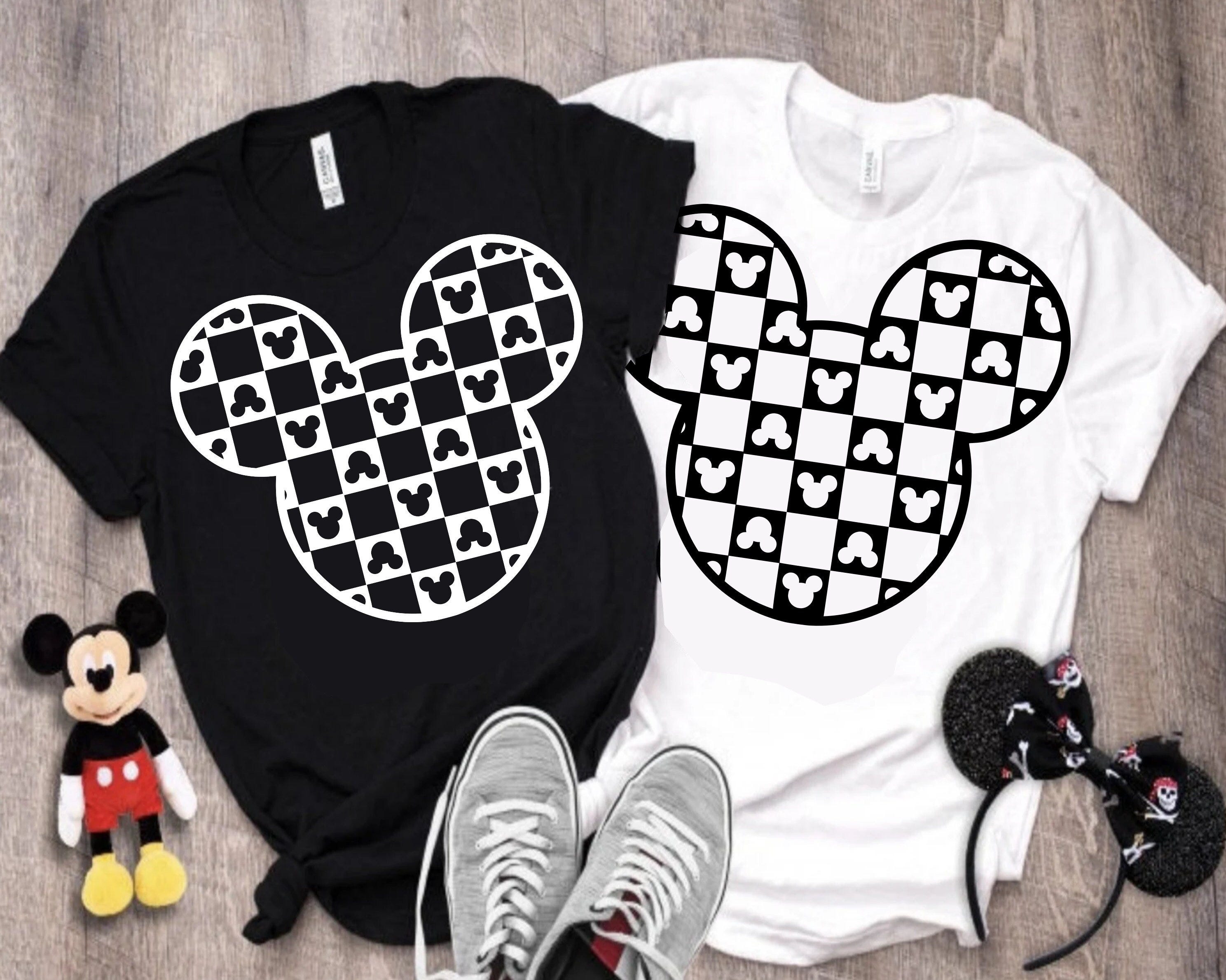 Checkered Retro Mickey Head SVG, SVG, Dxf, Eps and Png files included