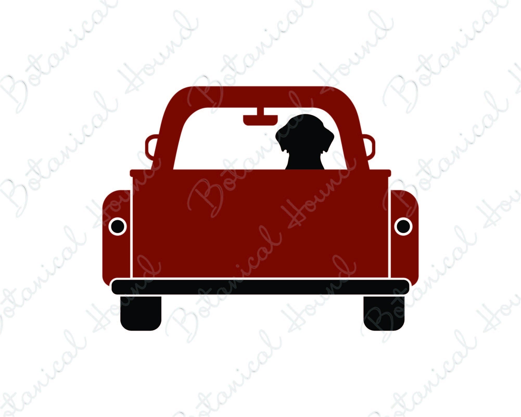 Dog In Truck SVG Cutting File for Cricut and Silhouette