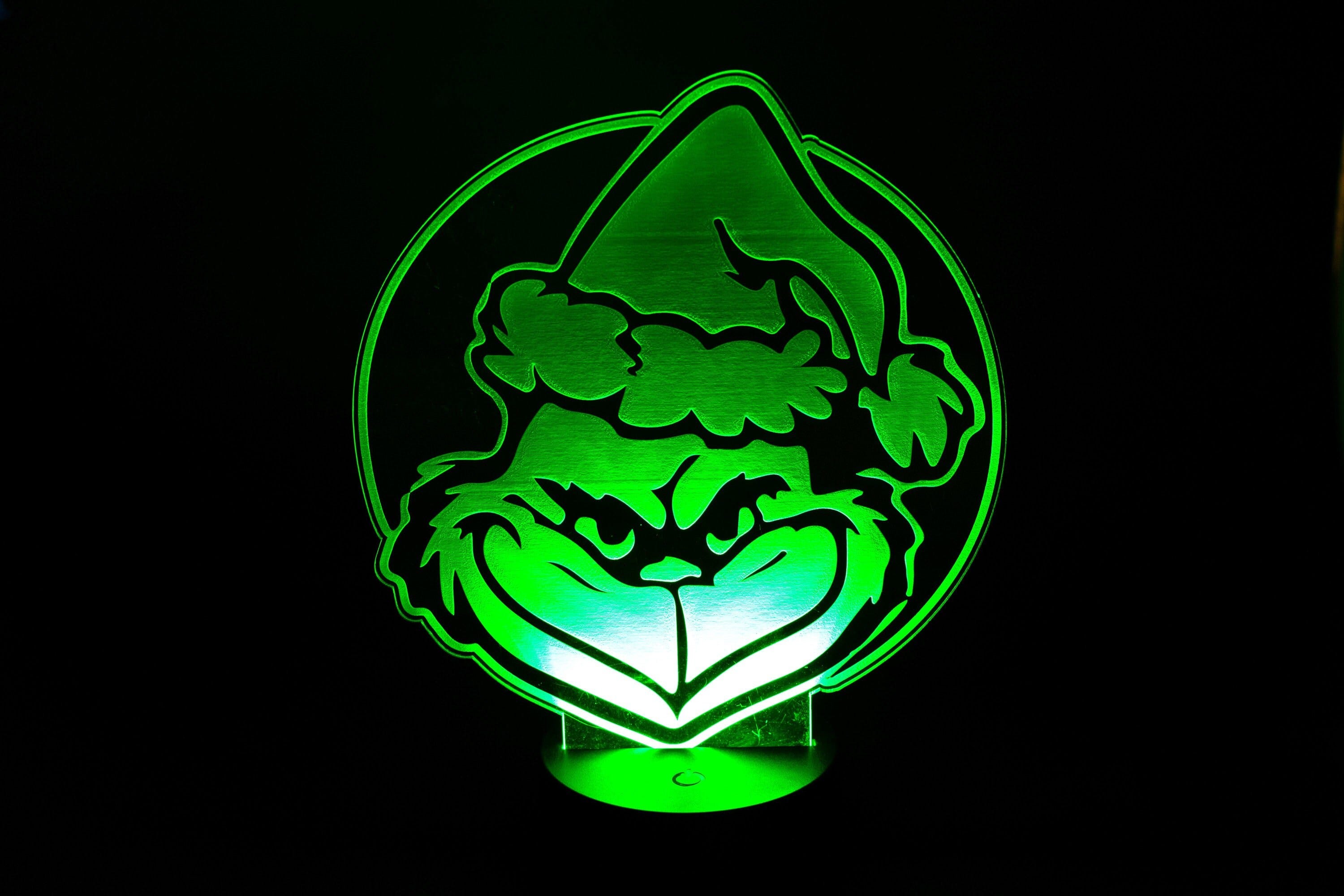 Grinch Face Sign Light | Grinch LED Light | Grinch Light