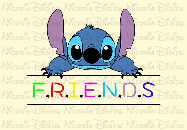 Stitch SVG - PNG File | Digital Cutting File | Anime Characters | Instant Download