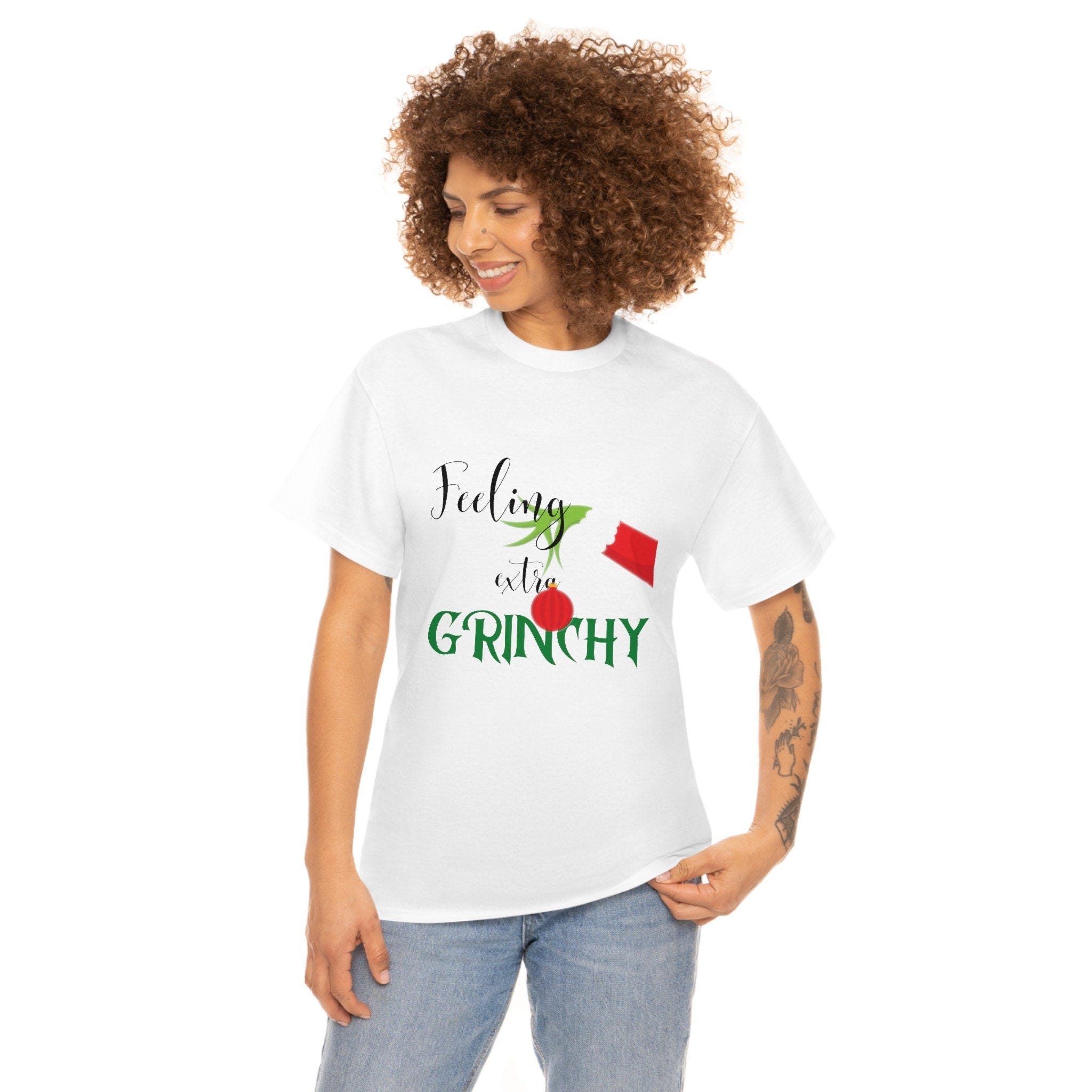 Grinch svg, Feeling extra grinchy SVG,  Sarcastic Svg, Funny Christmas Svg, Christmas Png,ugly Christmas sweater svg