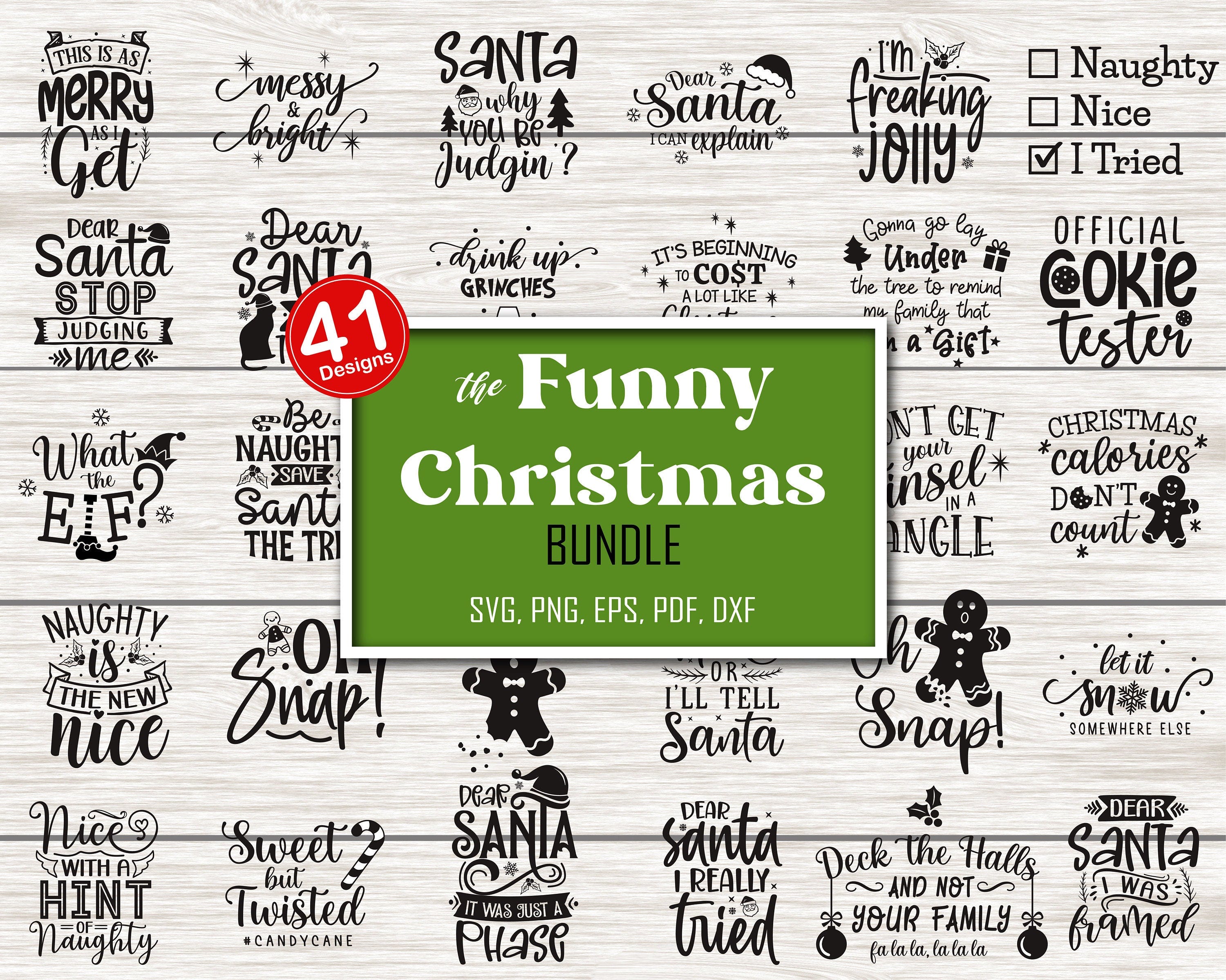 Funny Christmas Quotes SVG Bundle, Sarcastic Christmas svg, Funny Christmas SVG bundle, Christmas sign svg, Christmas Ornaments Svg