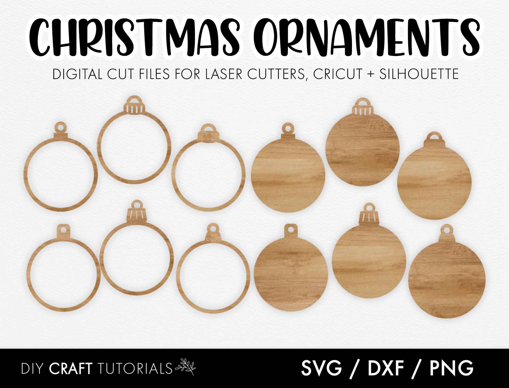 Christmas SVG, Christmas Ornament svg, winter svg, Bauble svg, SVG Bundle, Merry Christmas svg, glowforge svg, laser cut file