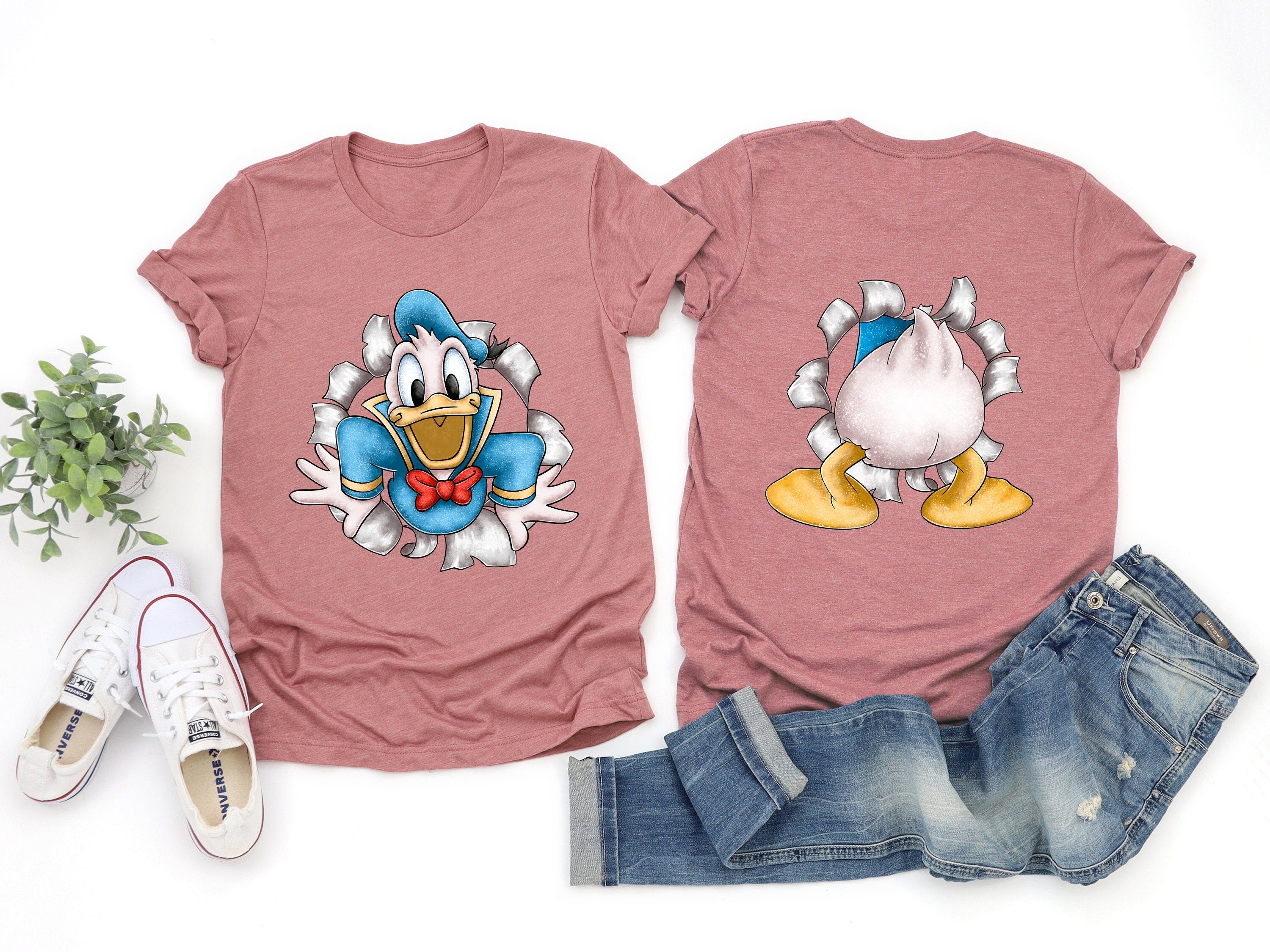 Donald Duck Shirt, Double Side Disney Shirt, Disney Duck Shirt, Disney Donald Shirt, Disney Trip Shirt, Disney Kids Shirt, Super Soft Shirt