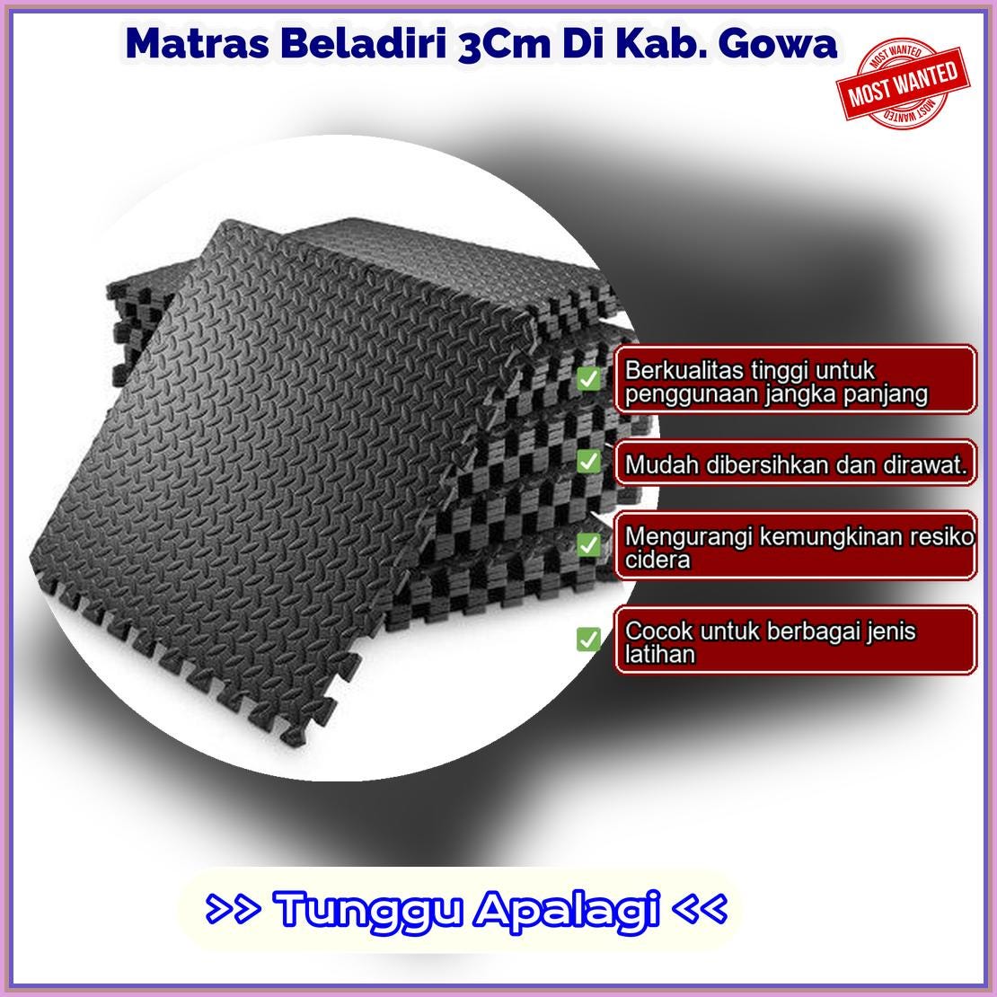 Matras Beladiri 3Cm Di Kab Gowa