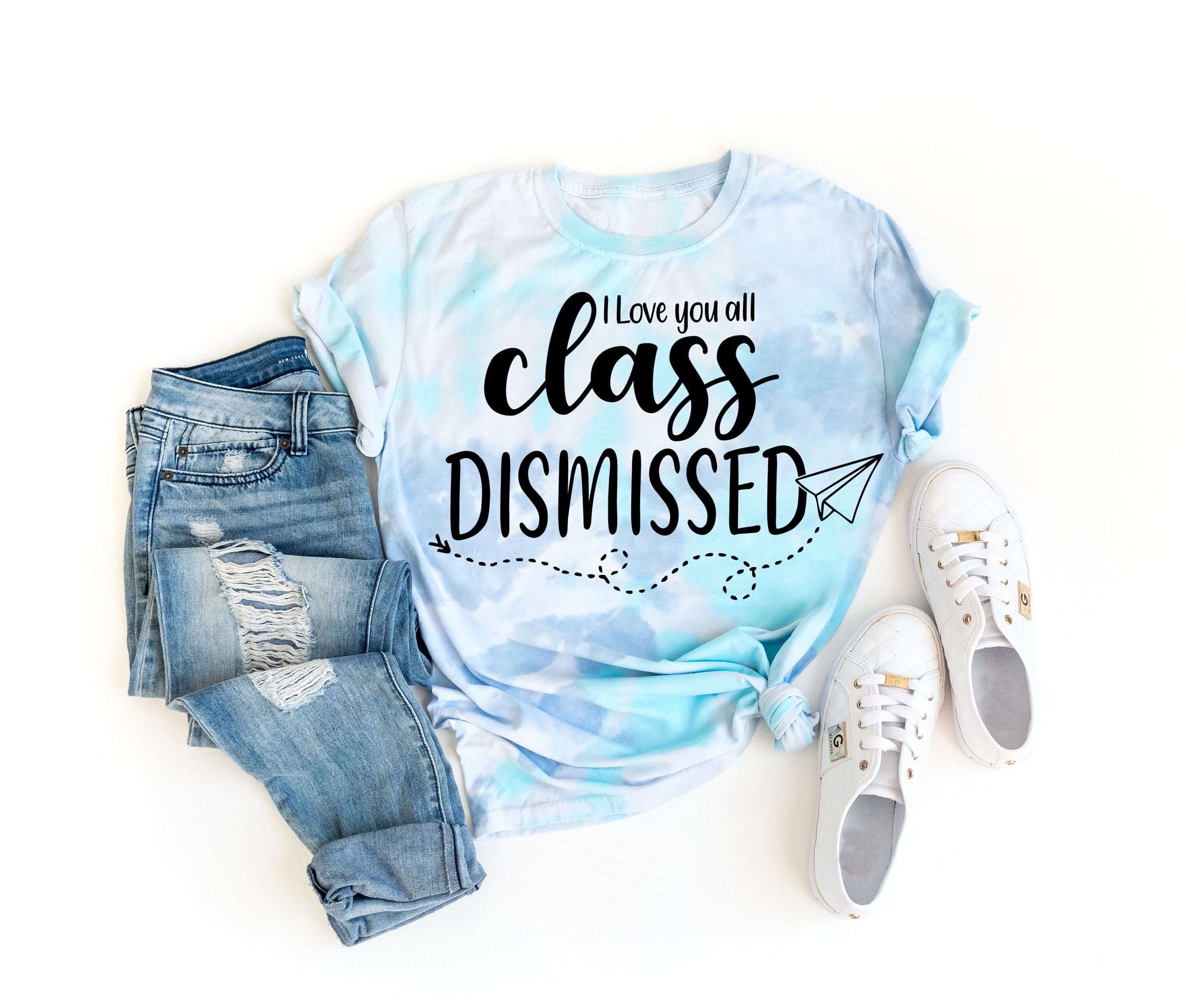 Class Dismissed Teacher Shirts Last Day of School Shirt Teacher Shirt End of Year Teacher Gift Thank you Gift Funny Teacher Tshirt